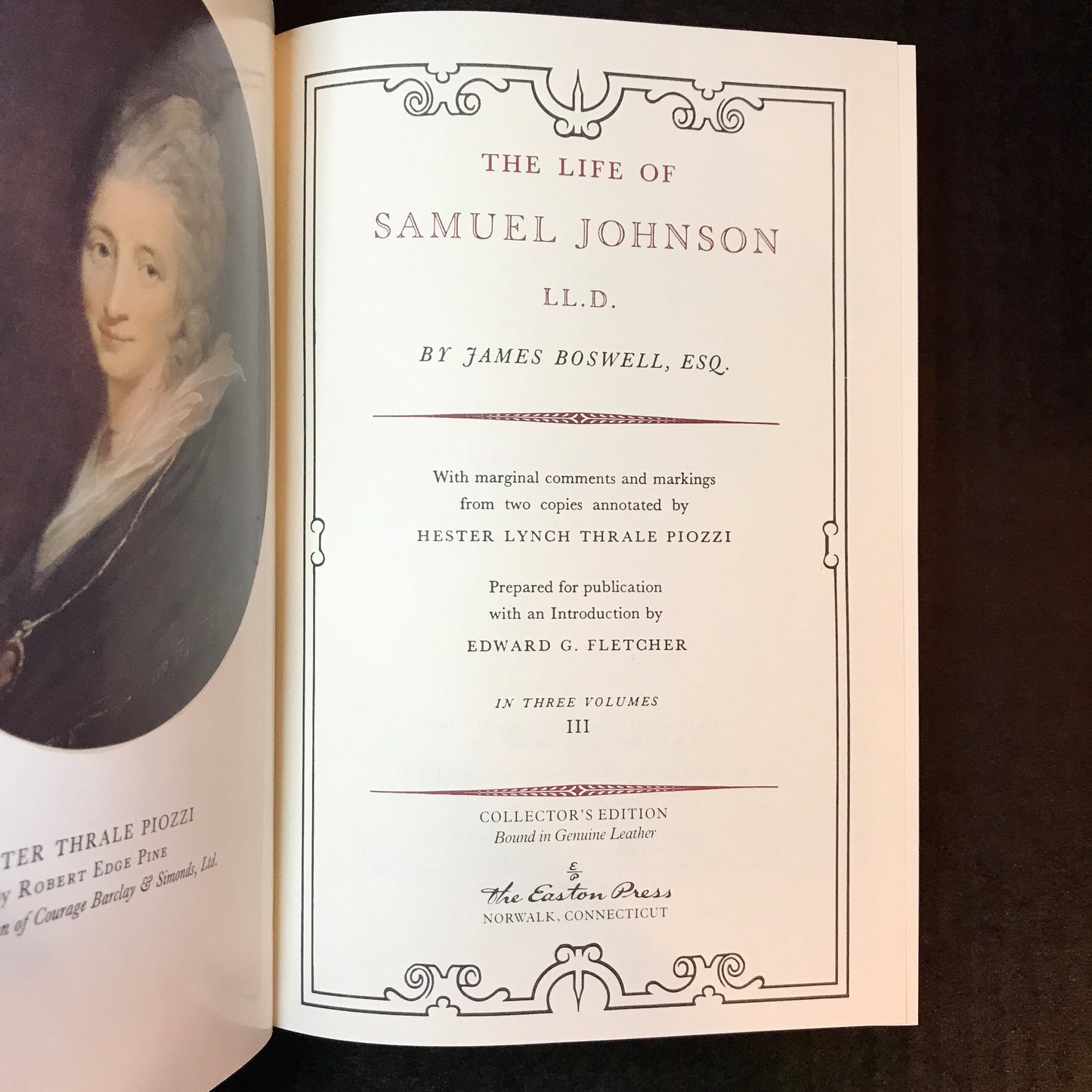 The Life of Samuel Johnson - James Boswell - Easton Press - Full Set - 4 Volumes - 1993