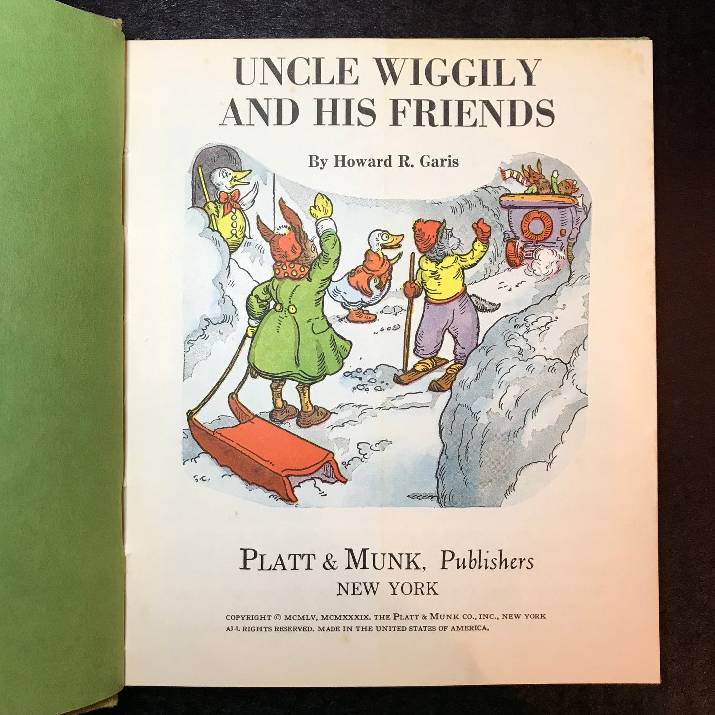 Uncle Wiggily and His Friends - Howard R. Garis - 1939