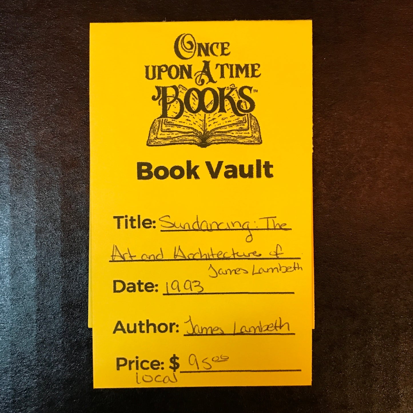 Sundancing: The Art and Architecture of James Lambeth - James Lambeth - 1993