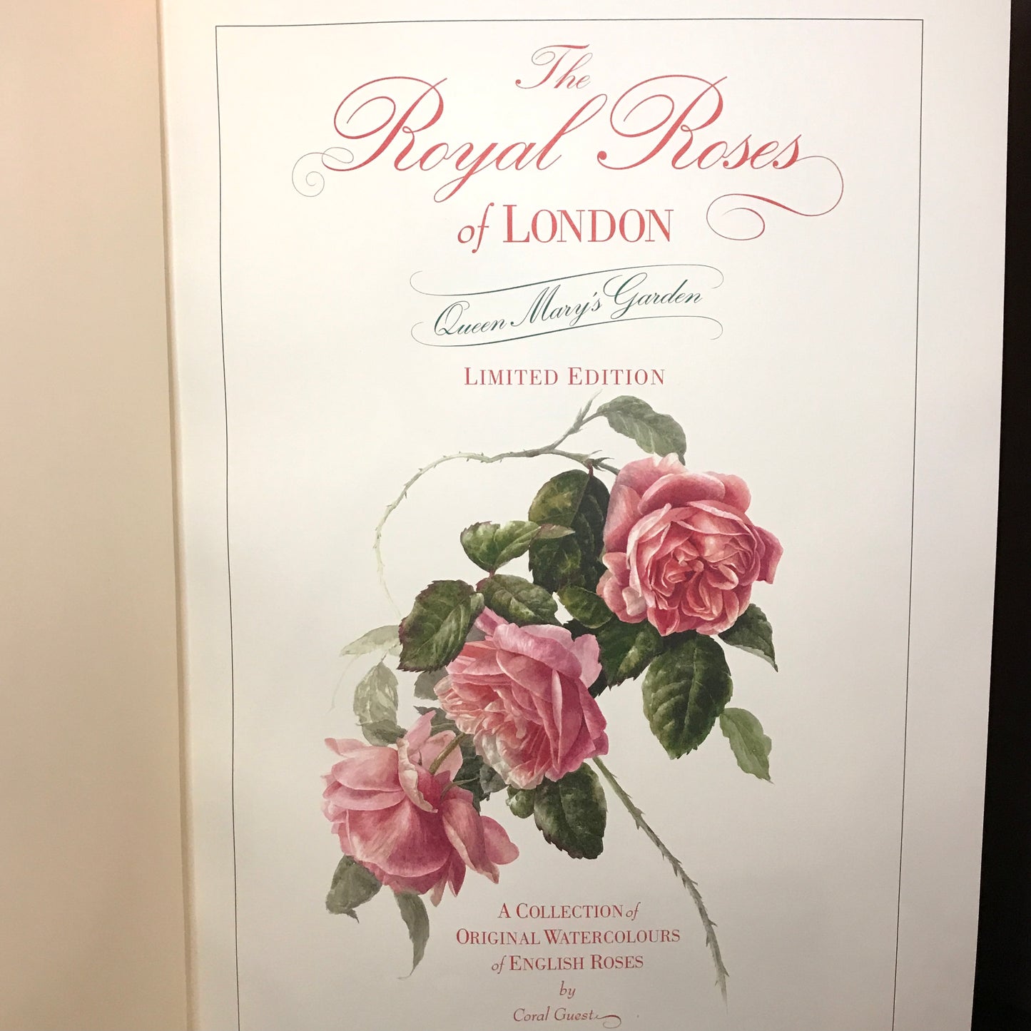 The Royal Roses of London - Coral Guest - Limited 1434 of 1807 - Signed - 1992