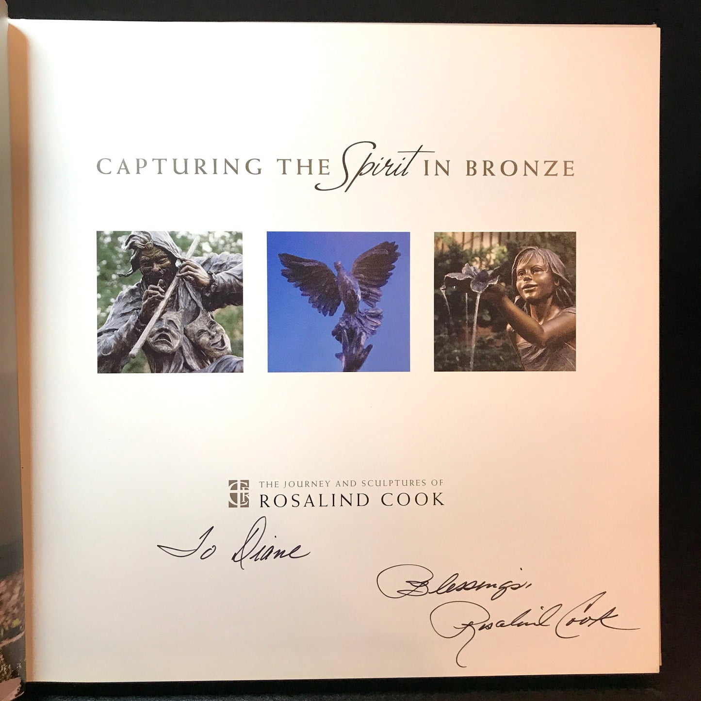 Capturing the Spirit in Bronze - Rosalind Cook - Signed - 2014
