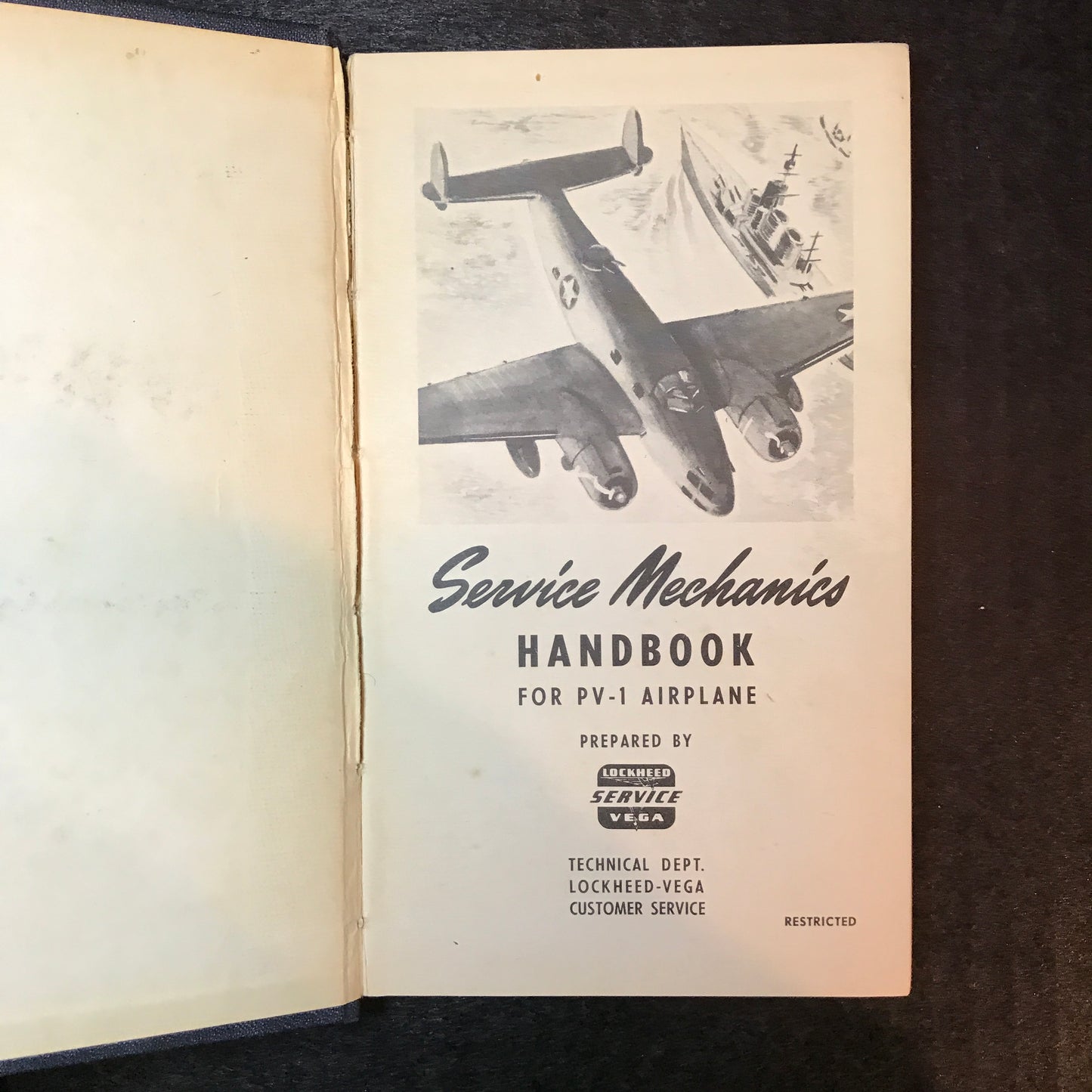 Service Mechanics Handbook for PV-1 Airplane - Lockheed Service - 1942