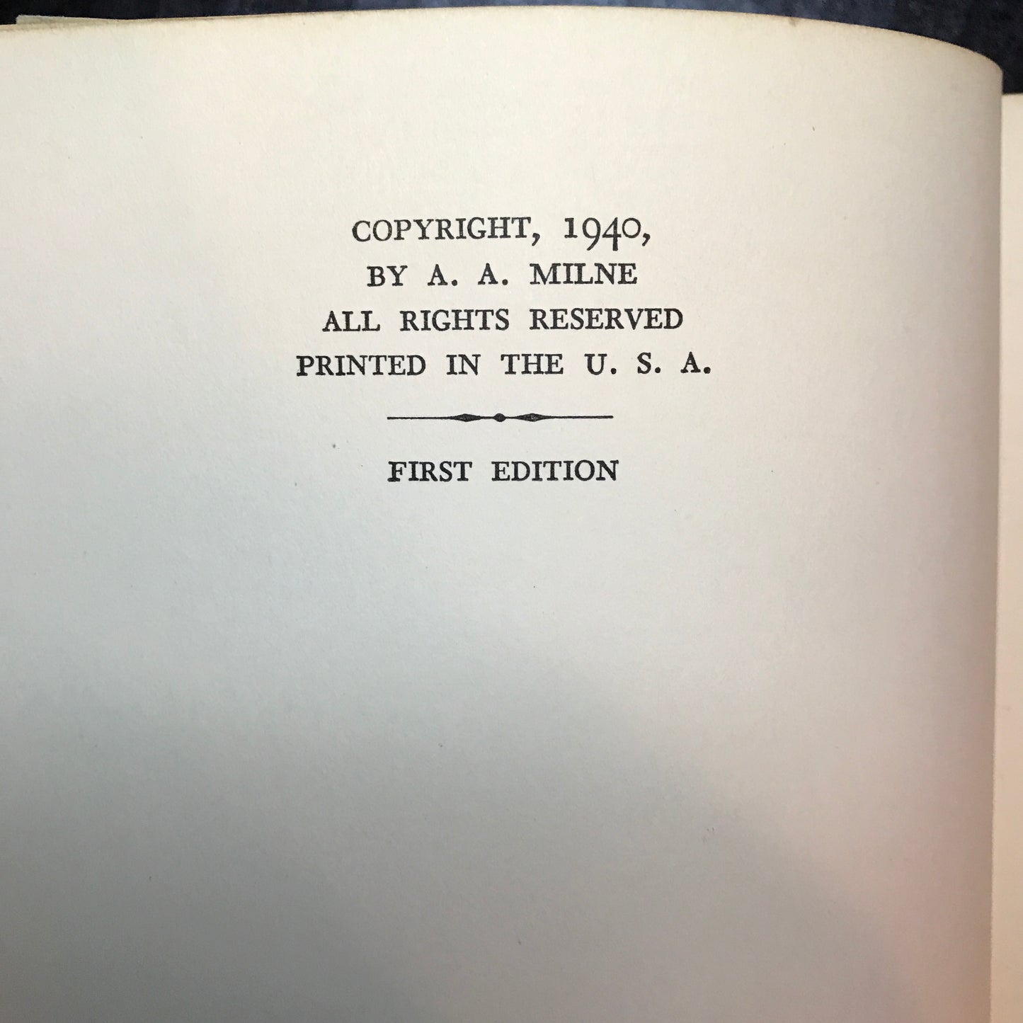 Behind the Lines - A. A. Milne - Reviewer's Copy - 1st Edition - 1940