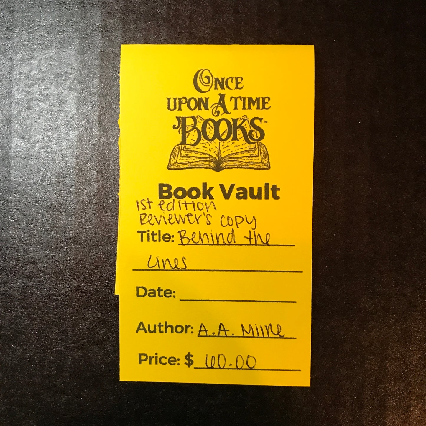 Behind the Lines - A. A. Milne - Reviewer's Copy - 1st Edition - 1940