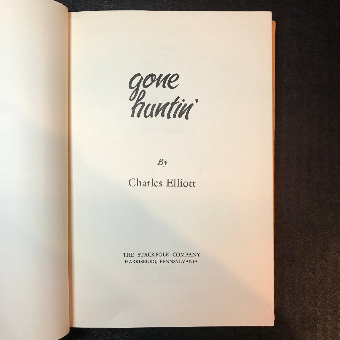 Gone Huntin' - Charles Elliot - Signed by Max Wilde - 1954