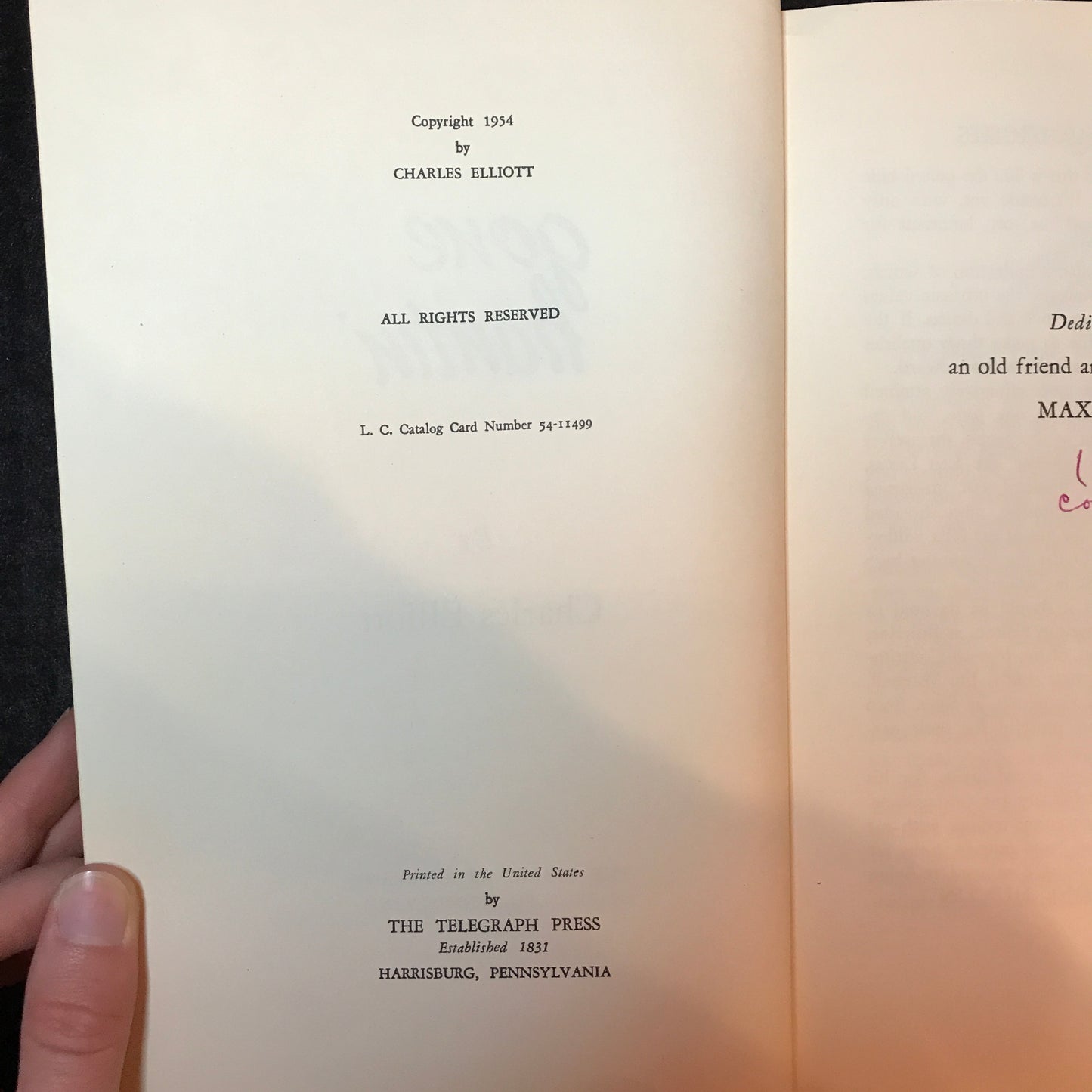 Gone Huntin' - Charles Elliot - Signed by Max Wilde - 1954
