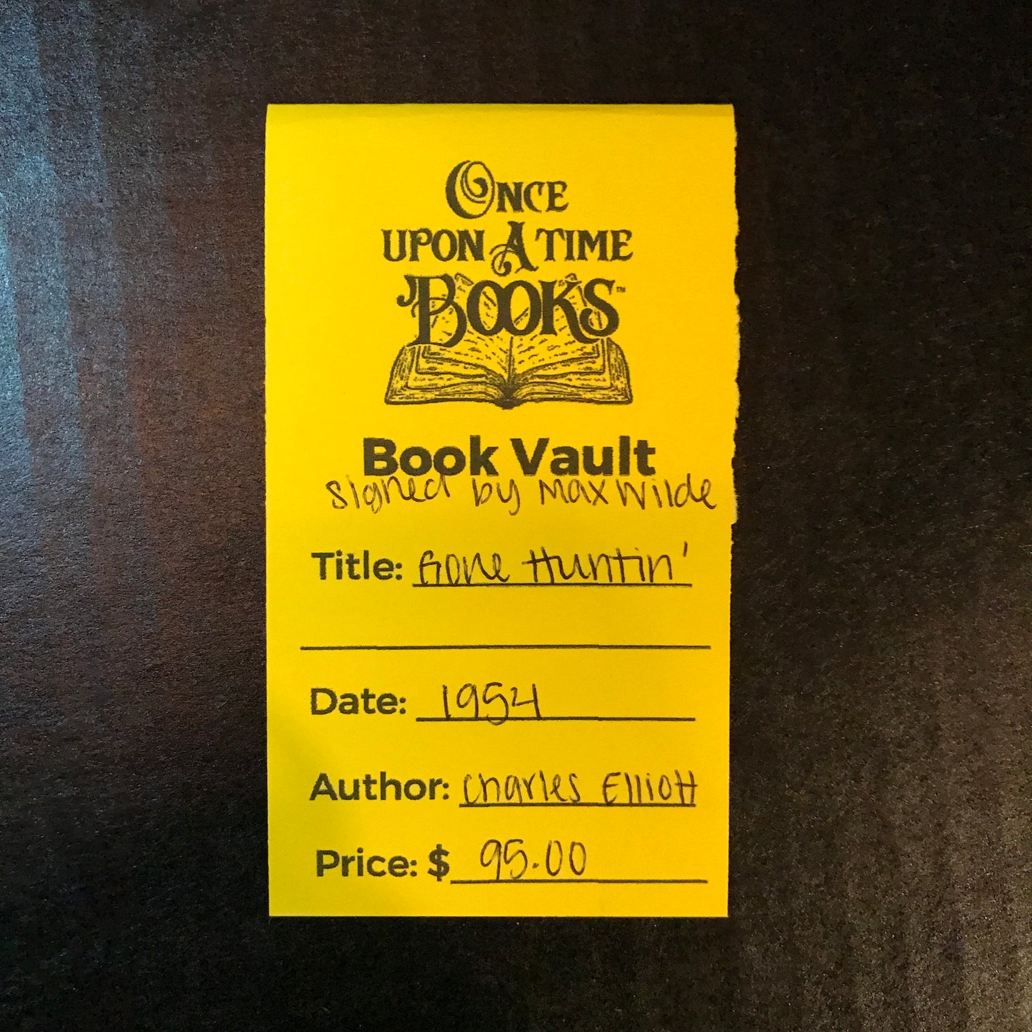 Gone Huntin' - Charles Elliot - Signed by Max Wilde - 1954