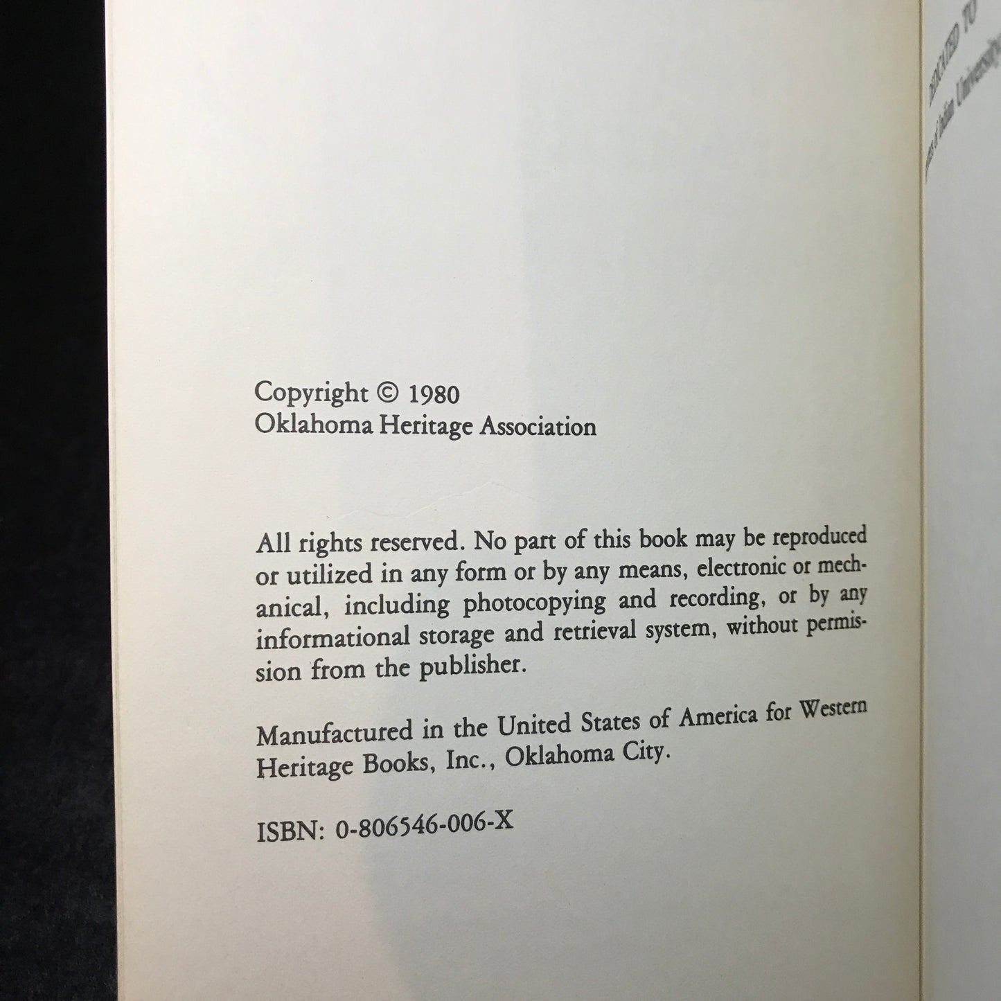 Bacone Indian University, A History - John Williams & Howard L. Meredith - Signed - 1980