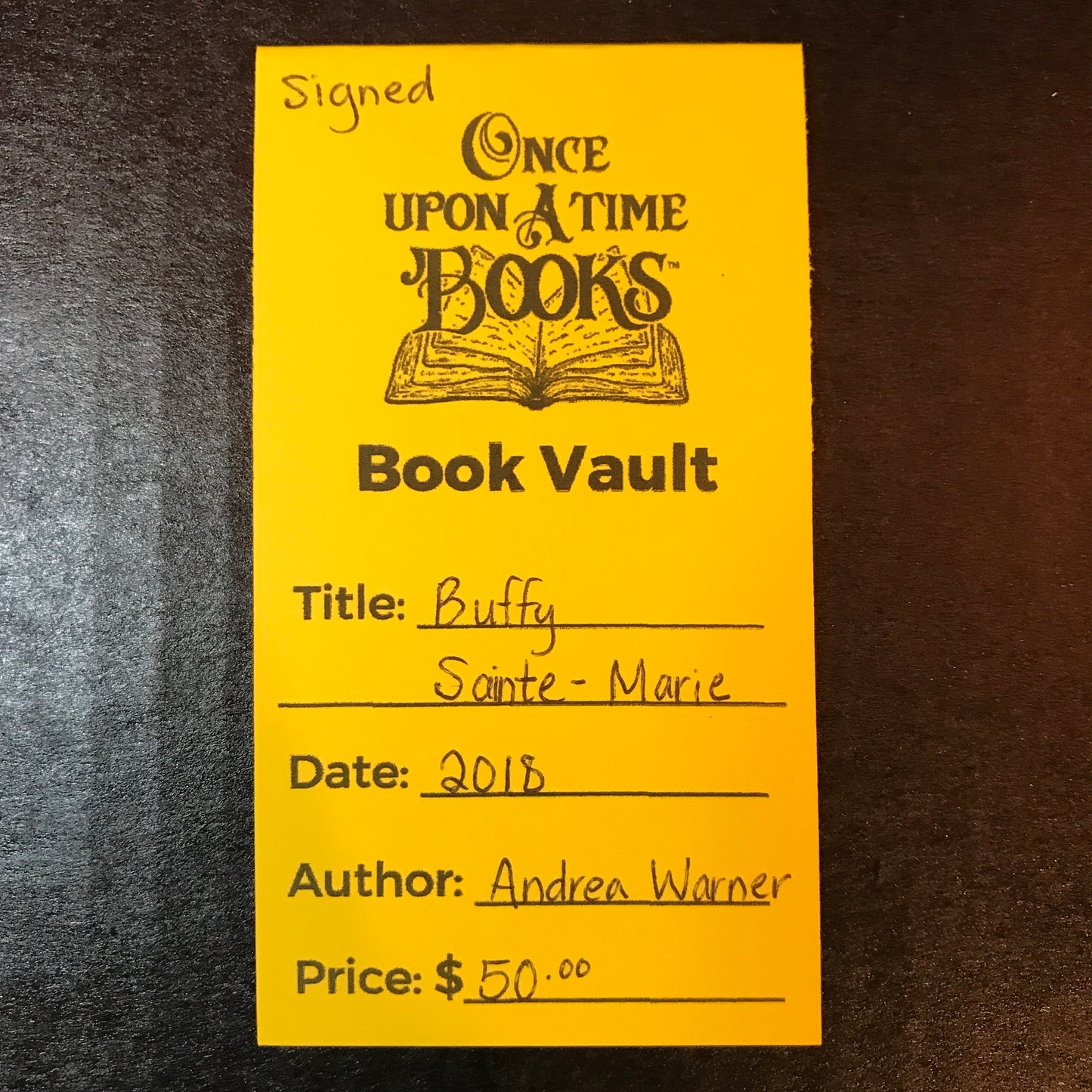 Buffy Sainte-Marie - Andrea Warner - Signed - 2018