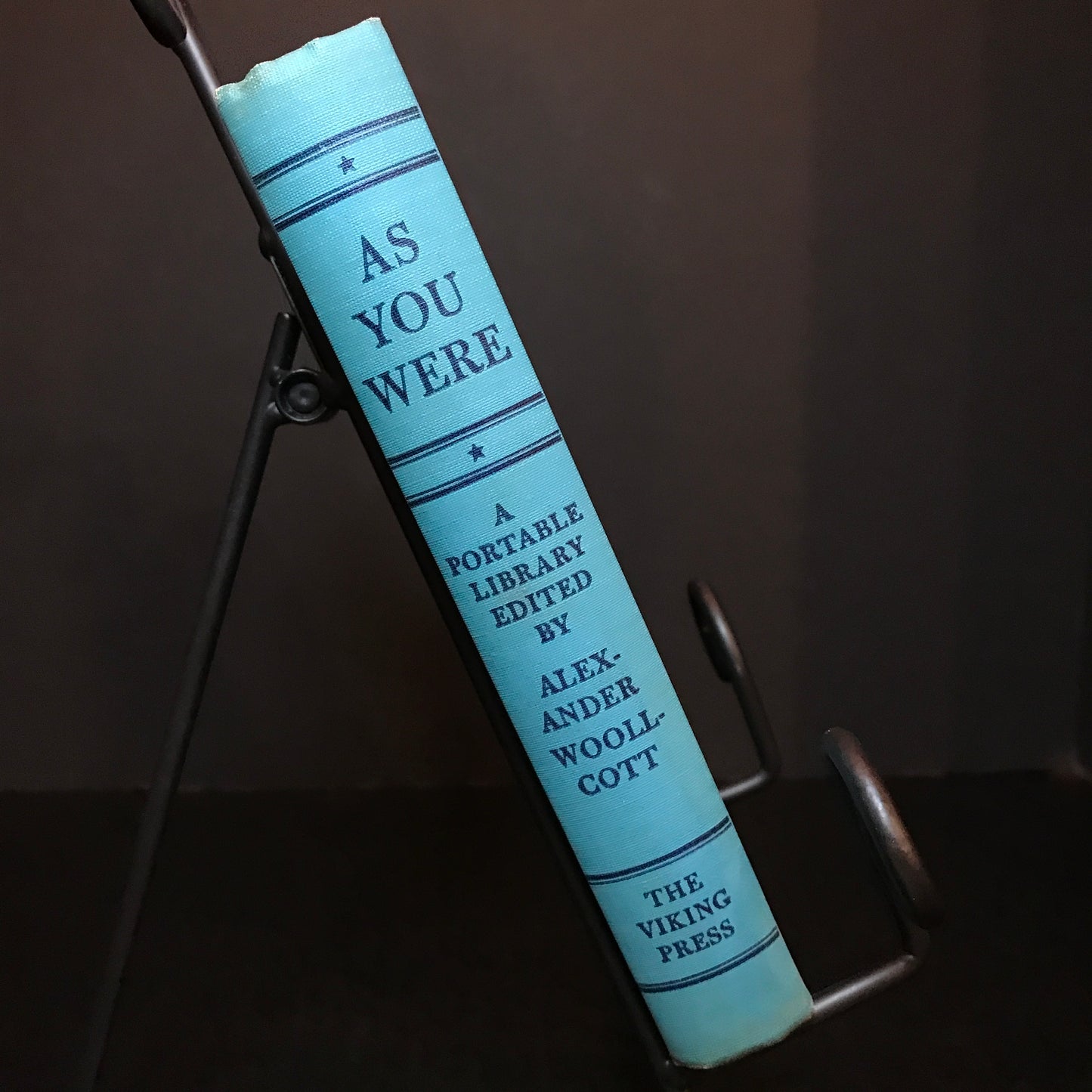 As You Were (American Prose & Poetry) - Edited by Alexander Woollcott - 1945