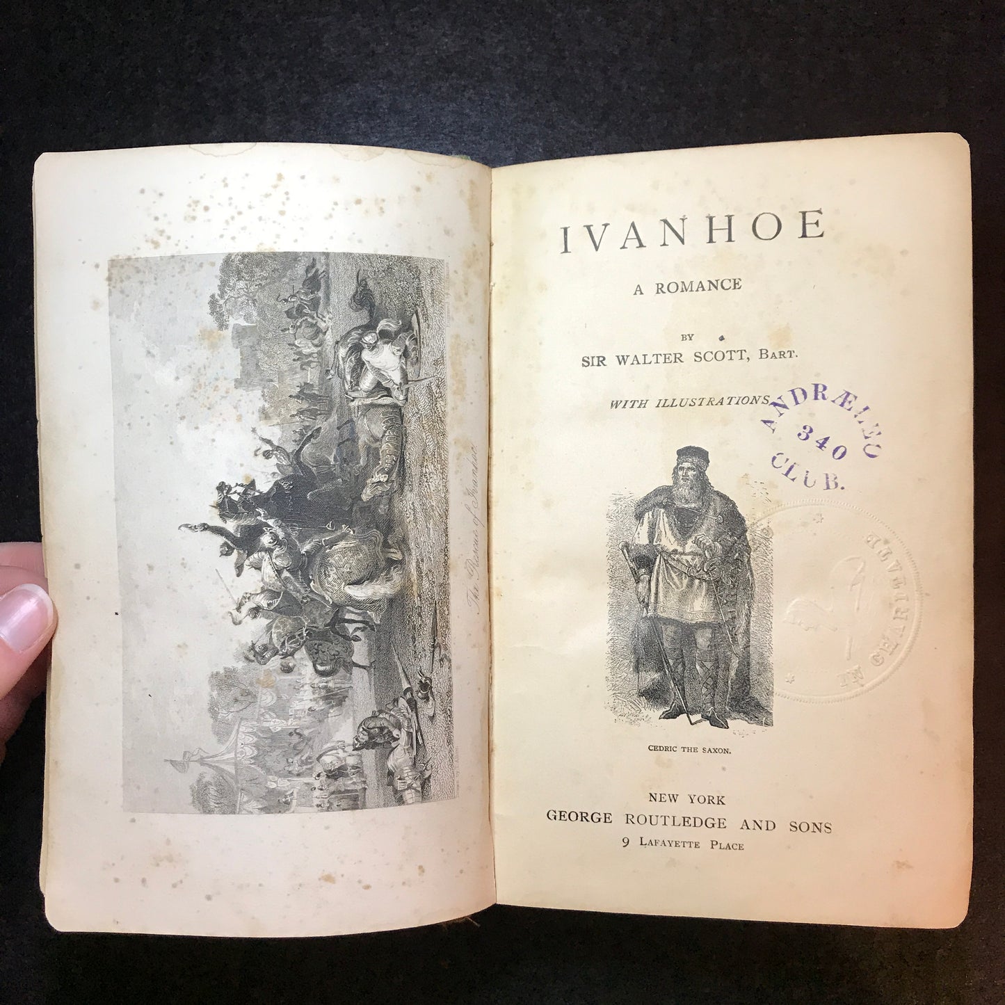 Ivanhoe - Sir Walter Scott - Illustrated - c. 1880s
