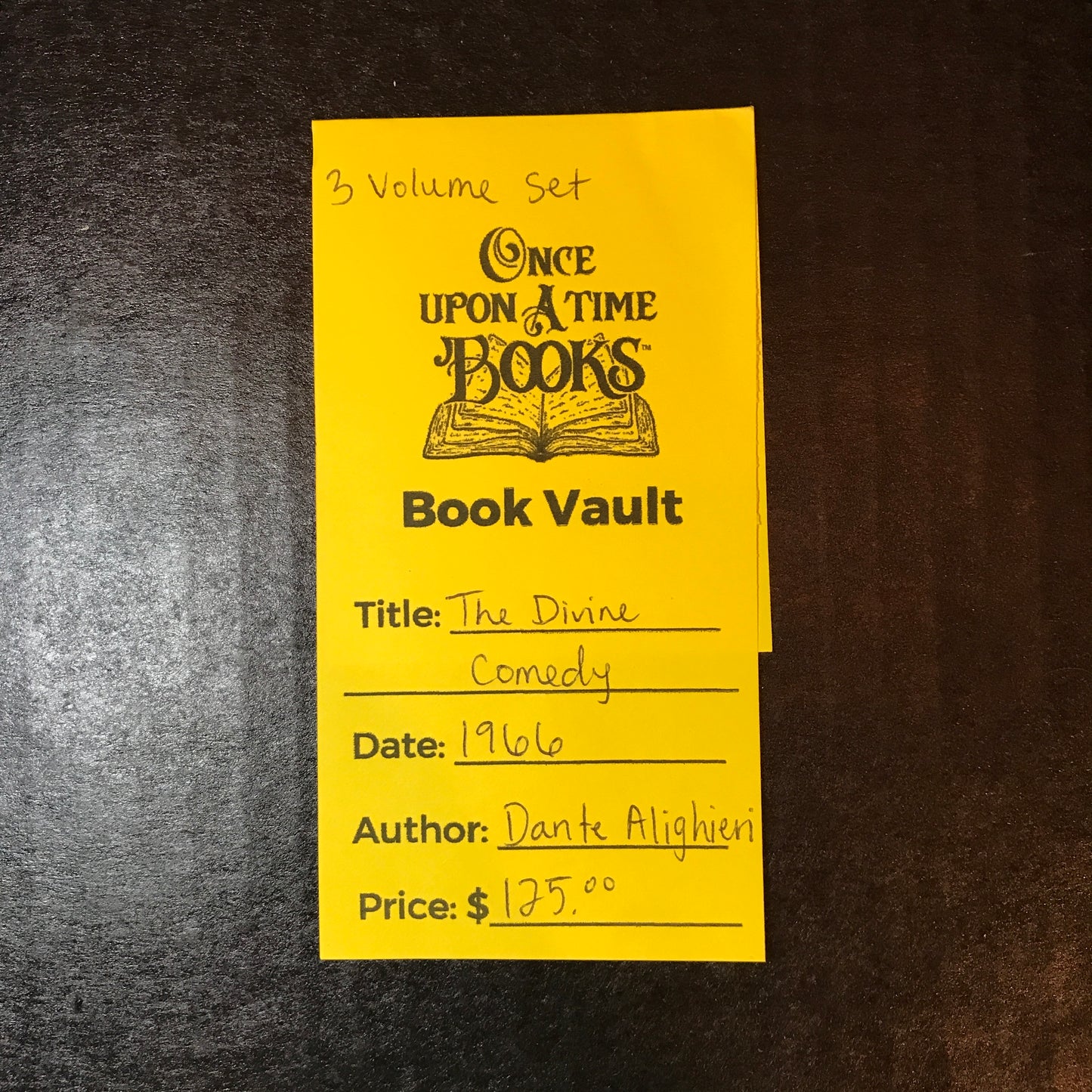 The Divine Comedy - Dante Alighieri - 3 Volume Set - 1966