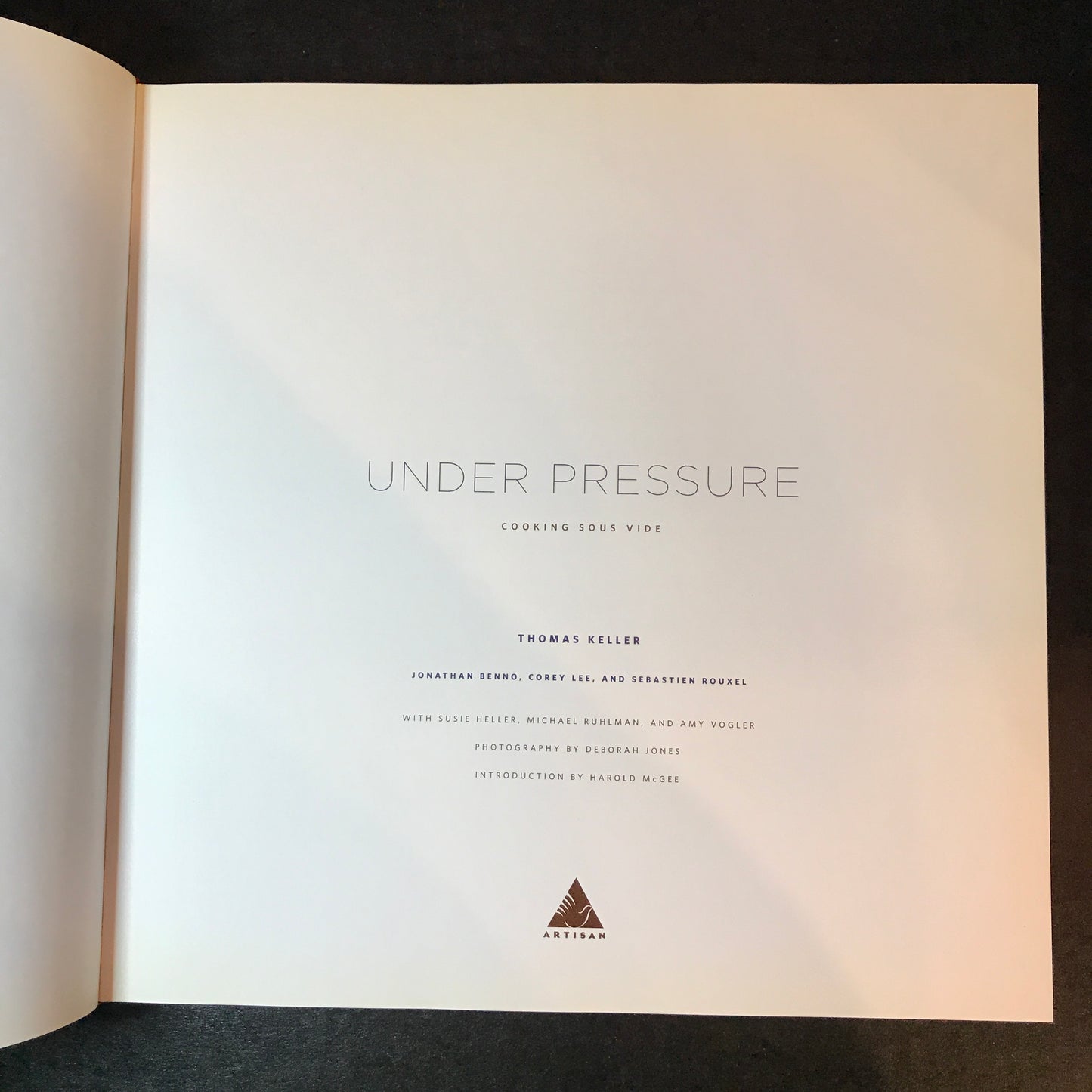 Under Pressure - Thomas Keller - Signed - First Edition - 2008