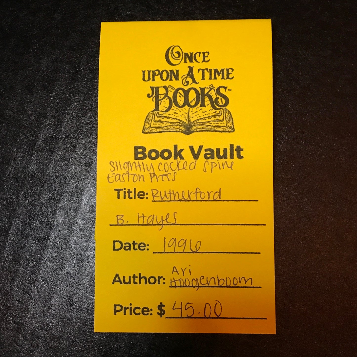 Rutherford B. Hayes - Ari Hoogenboom - Easton Press - 1996