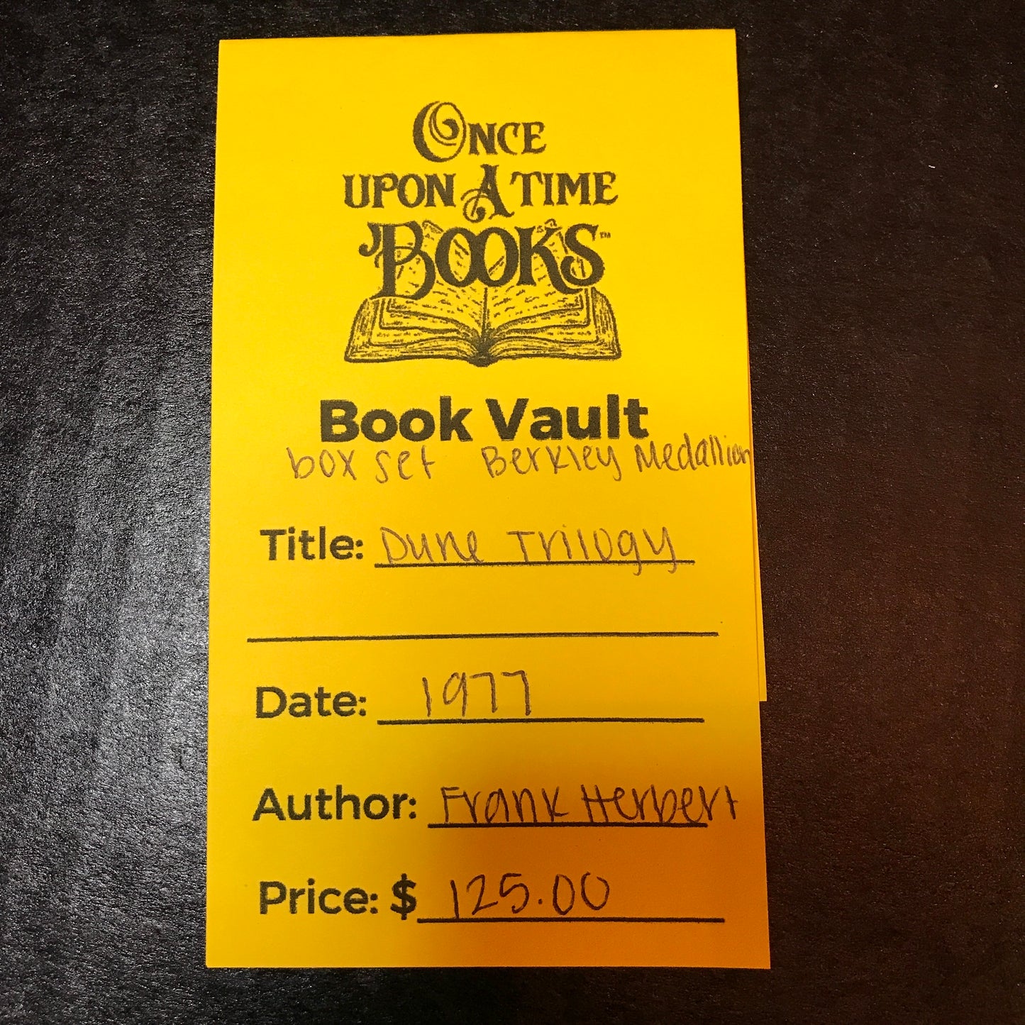 Dune Trilogy - Frank Herbert - Berkley Medallion - 1977