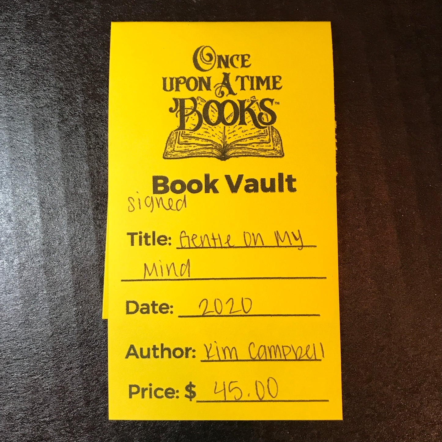 Gentle On My Mind - Kim Campbell - Signed - 2020