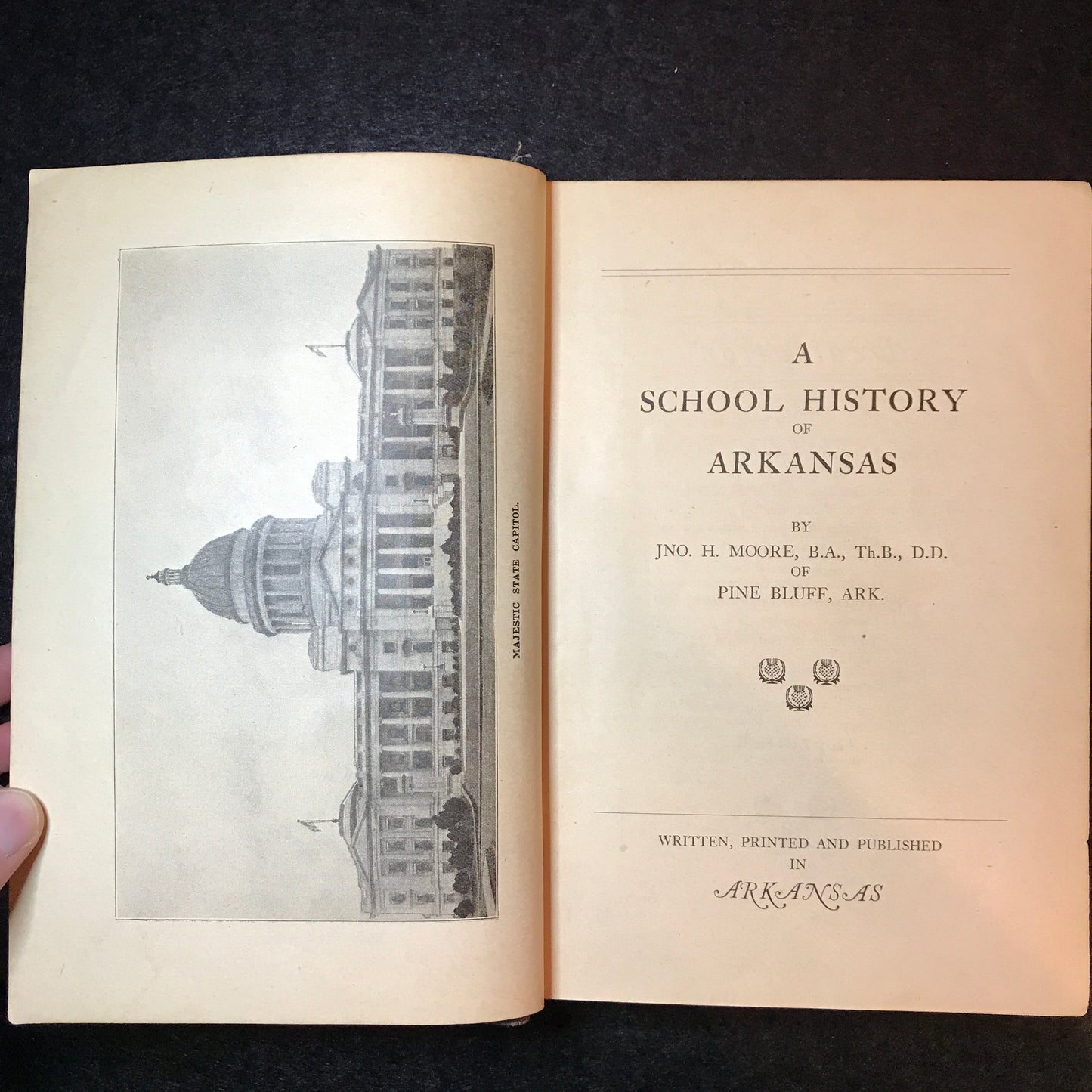A School History of Arkansas - H. Moore - 1924