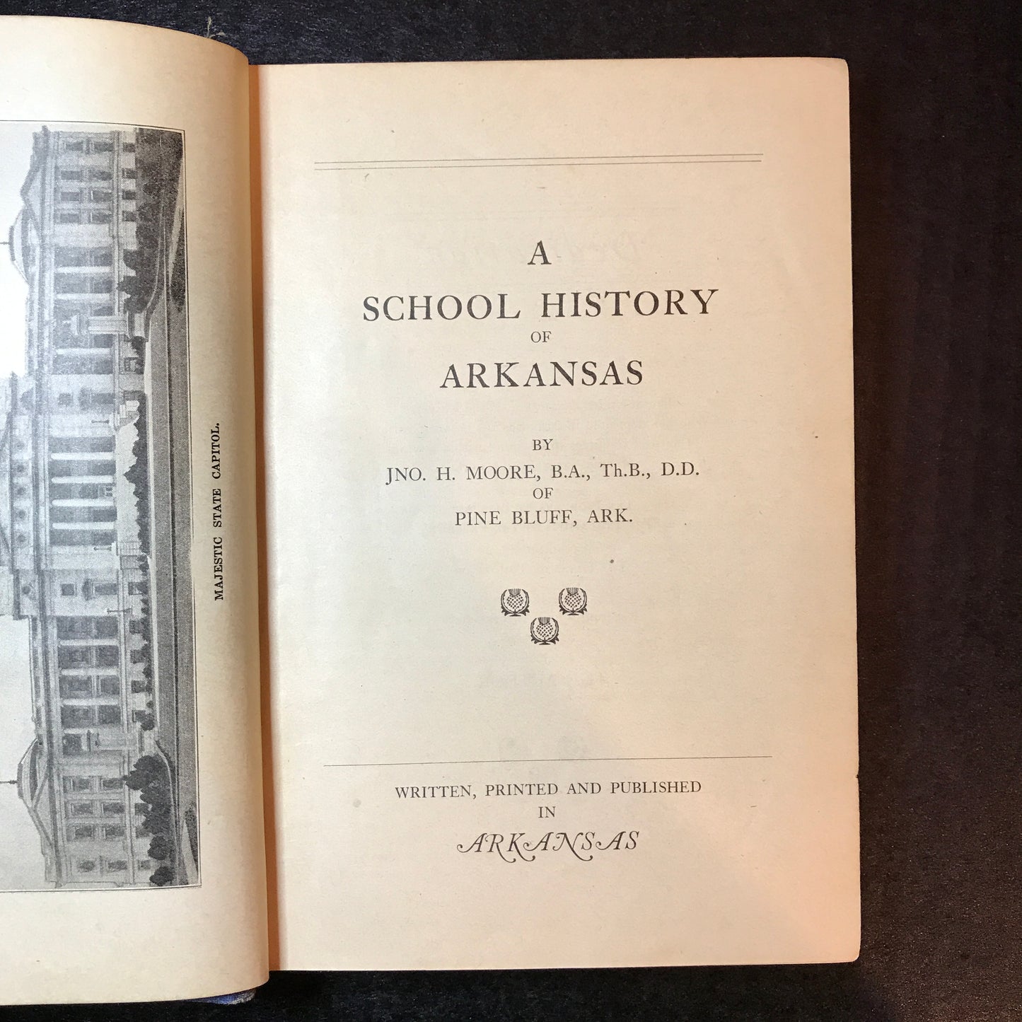 A School History of Arkansas - H. Moore - 1924