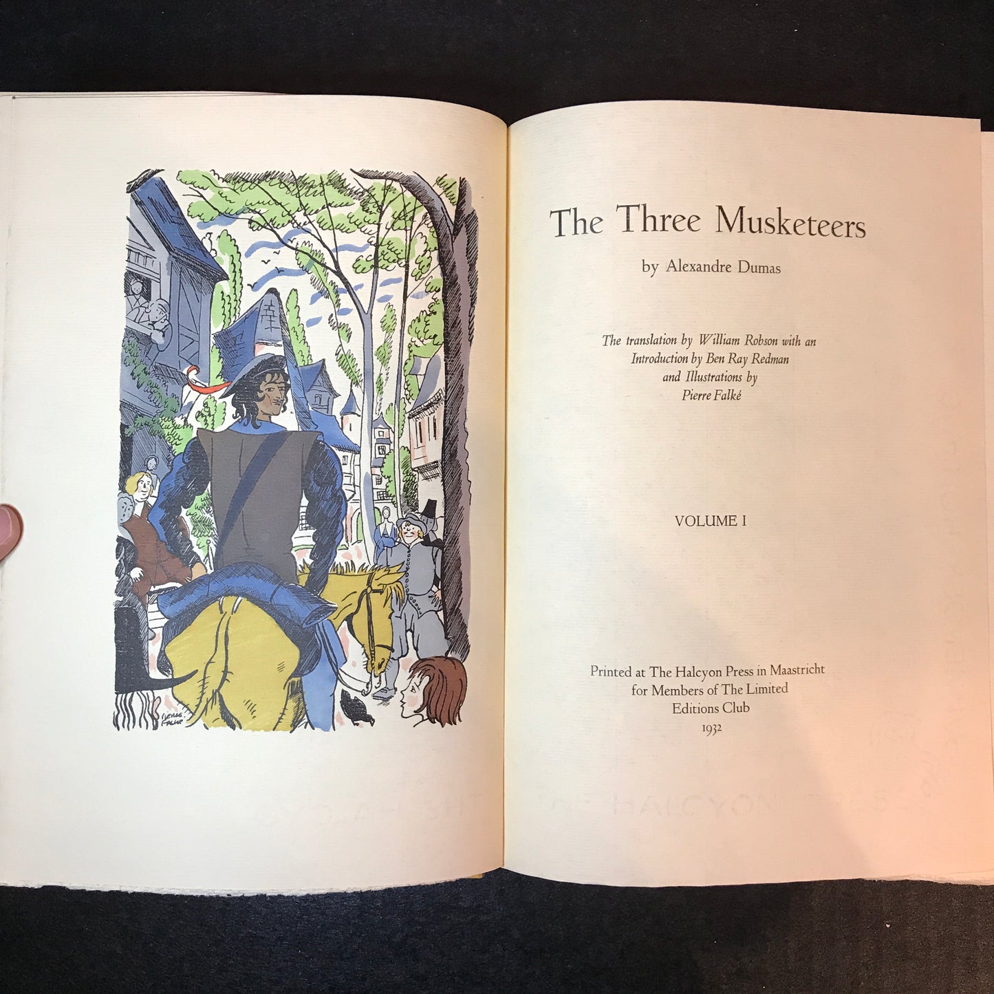 The Three Musketeers - Alexandre Dumas - 2 Volumes - 1932