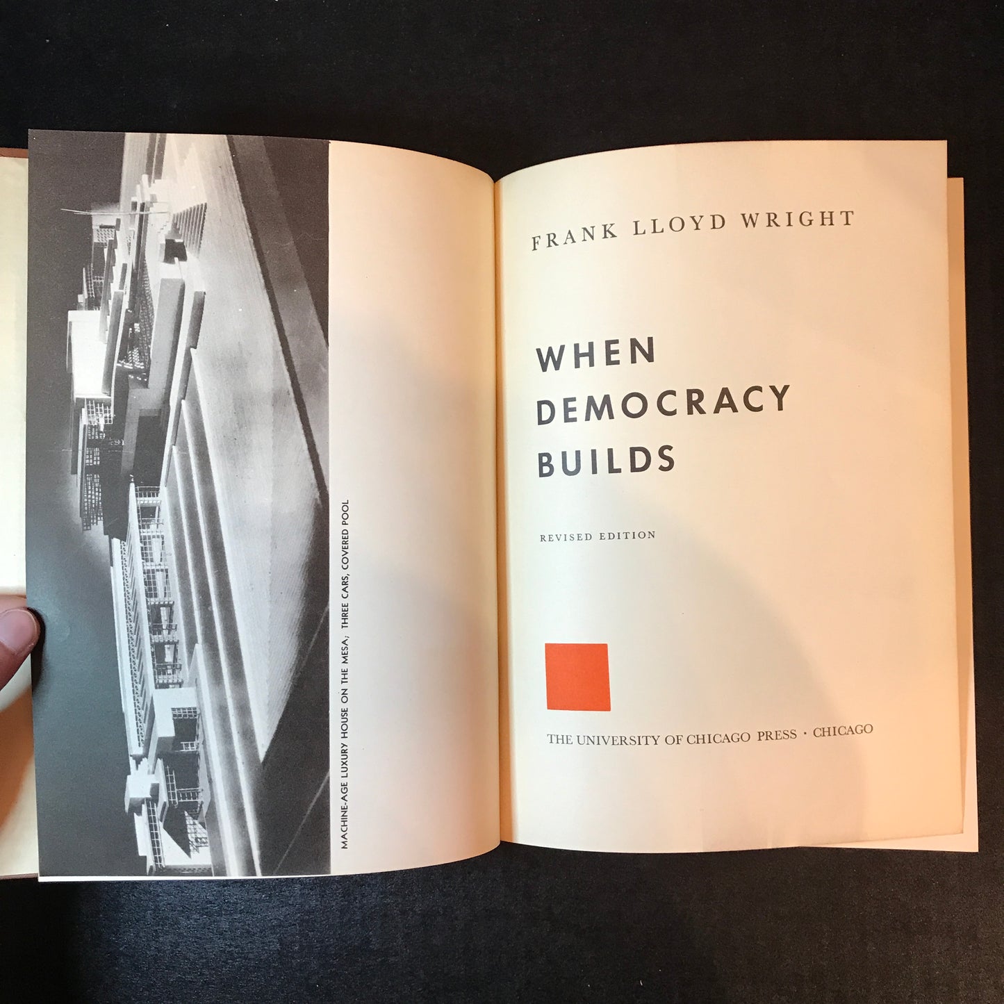 When Democracy Builds - Frank Lloyd Wright - 1957