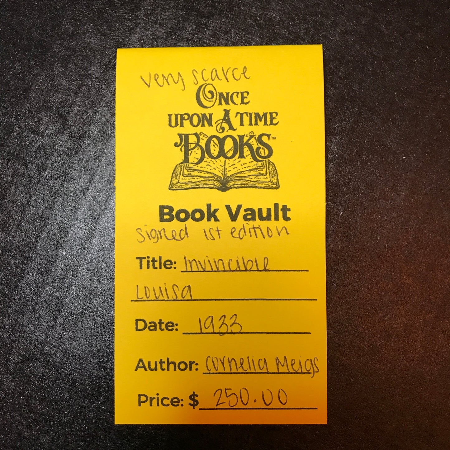 Invincible Louisa - Cornelia Meigs - Signed - 1st Edition - 1933