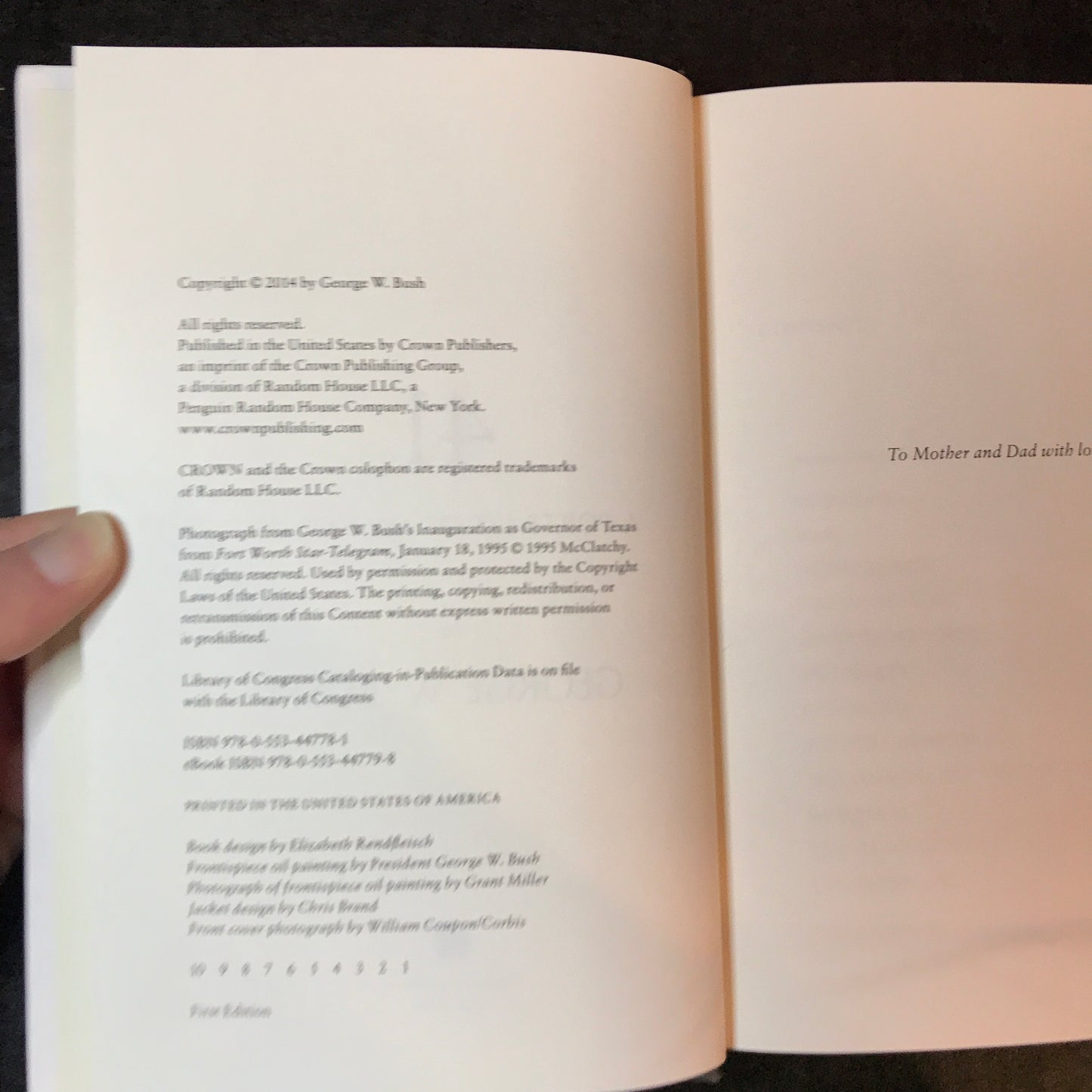 41: A Portrait of My Father - George W. Bush - Signed - First Edition - 2014
