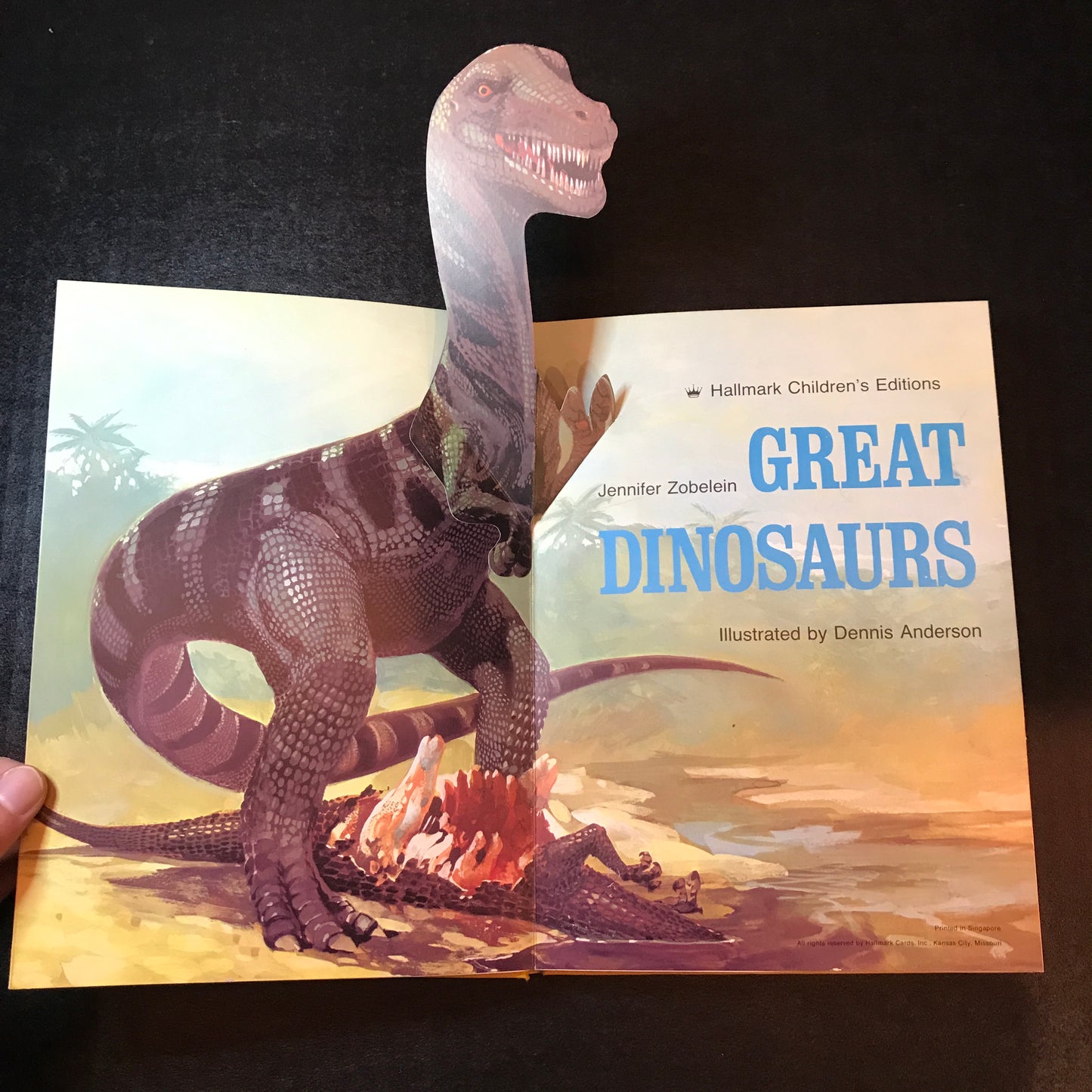 Great Dinosaurs - Jennifer Zobelein - Hallmark Pop-Up - Date Unknown