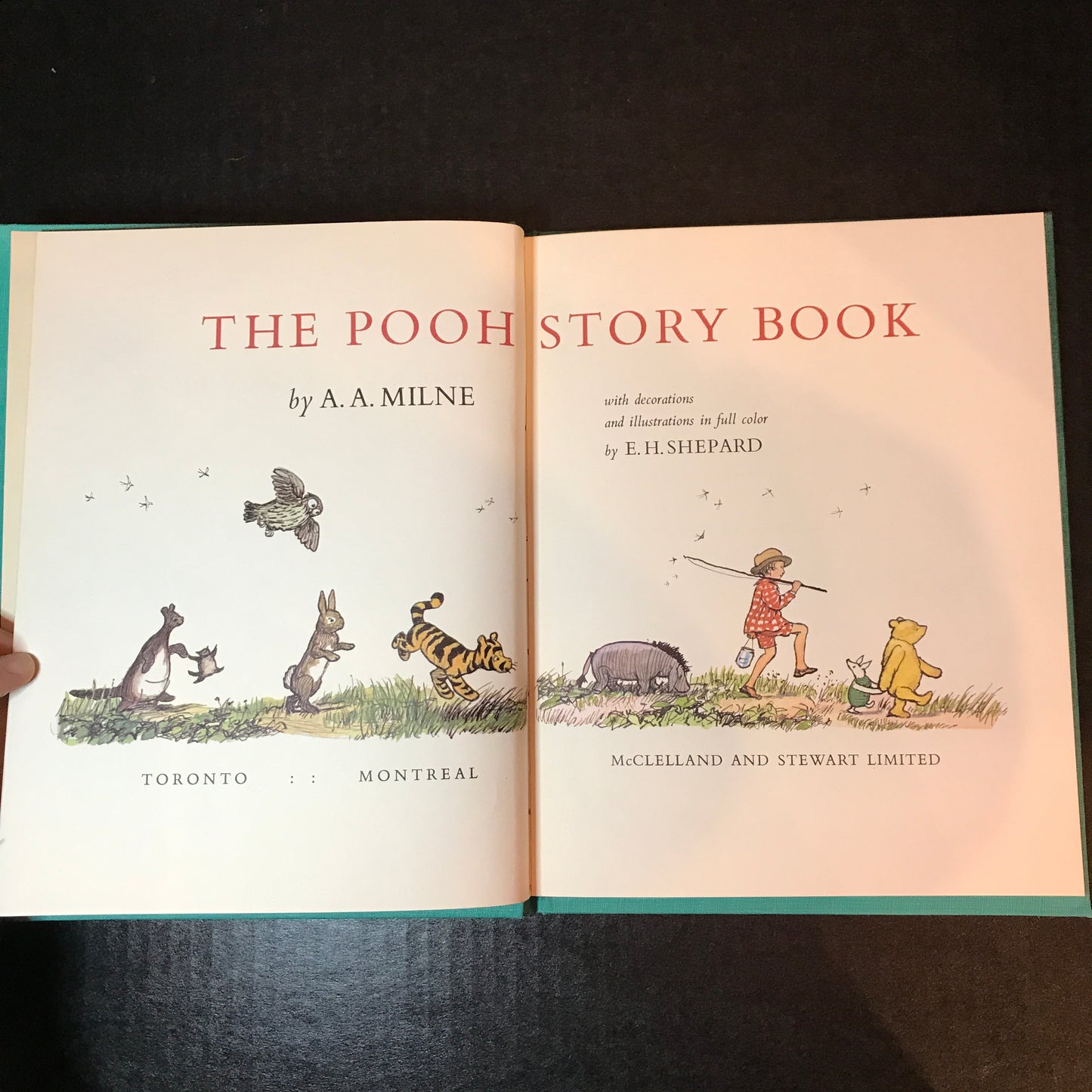 The Pooh Story Book - A. A. Milne - 1st Edition - 2nd Print - 1965