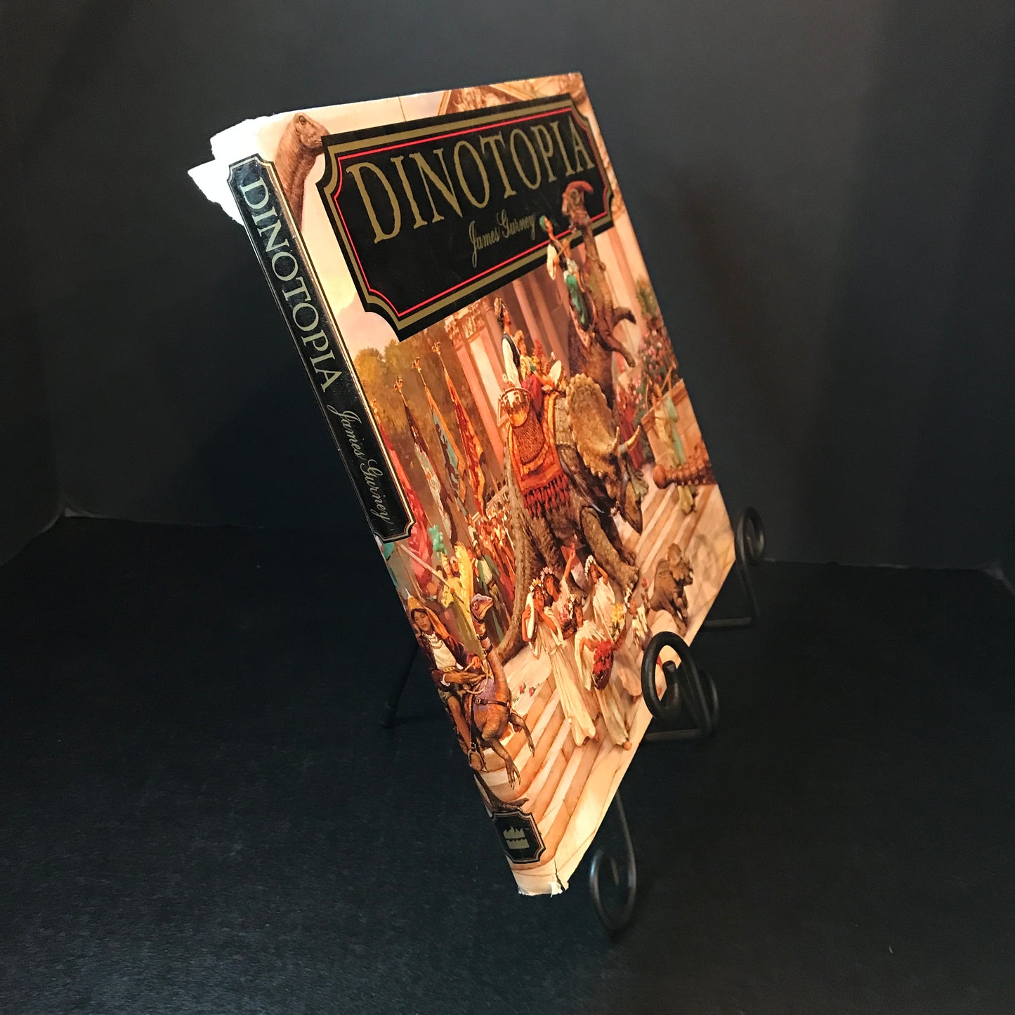 Dinotopia - James Gurney - 1st Thus - 8th Print - Signed with drawing - 1998