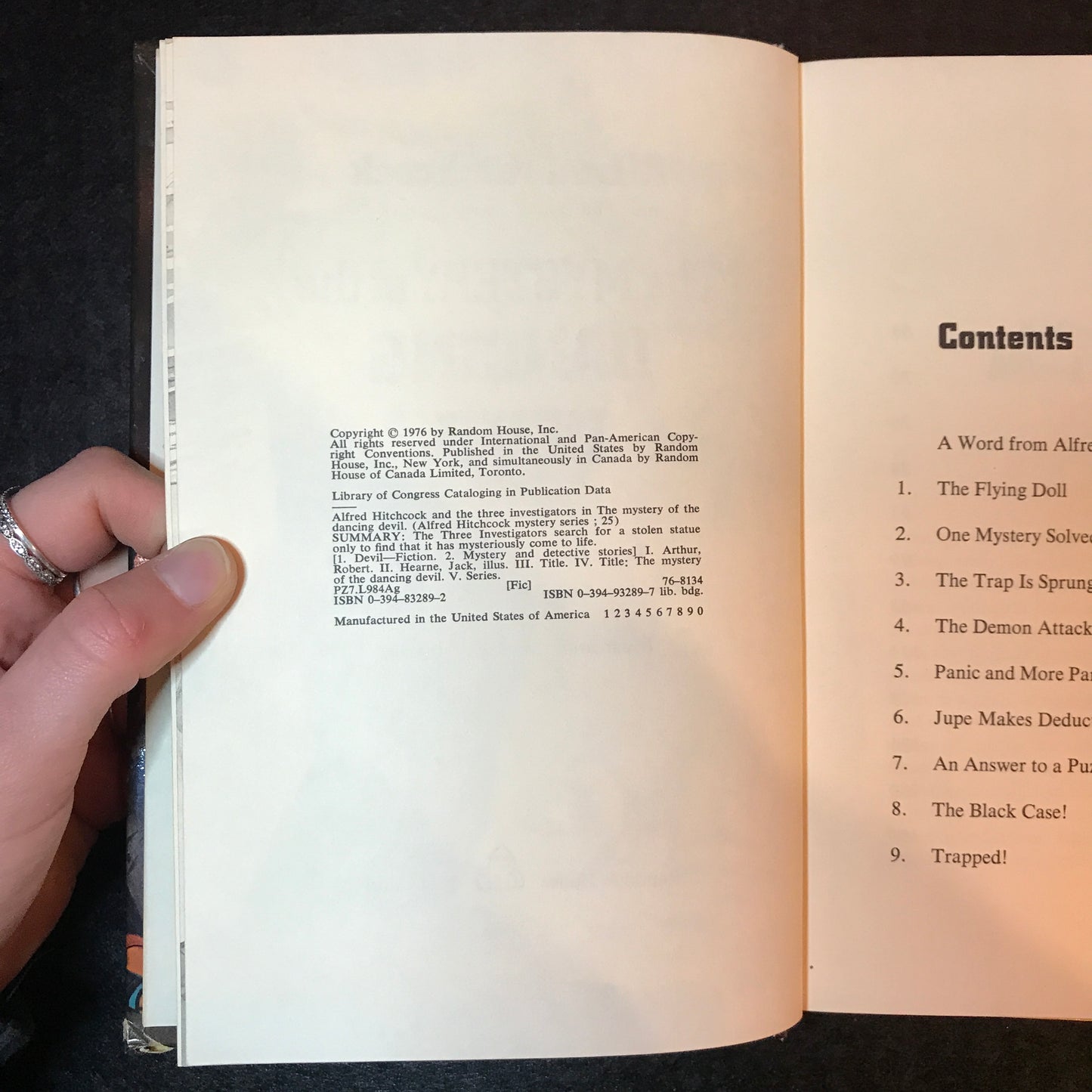 The Mystery of the Dancing Devil - William Arden - Alfred Hitchcock - 1st Print - 1976