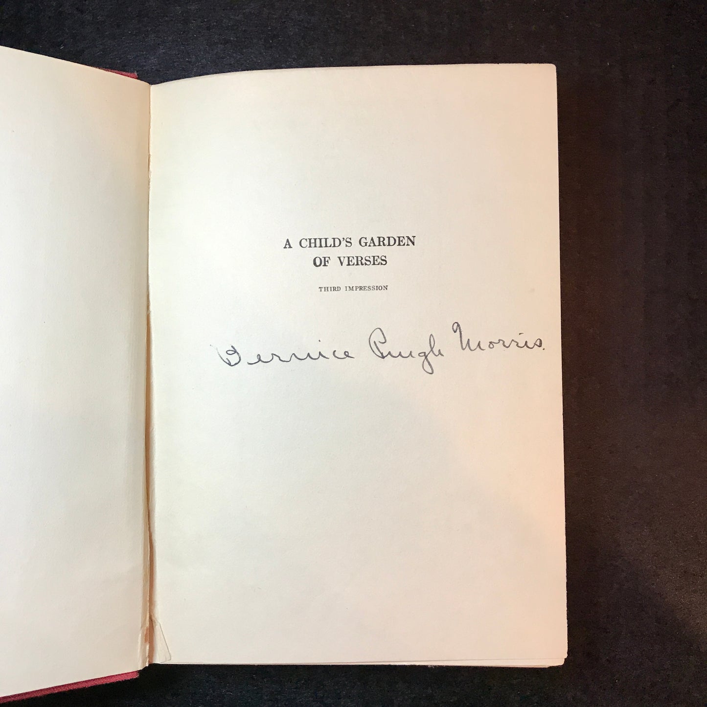 A Child's Garden of Verses - Robert Louis Stevenson - Presumed 1st Thus - 1919