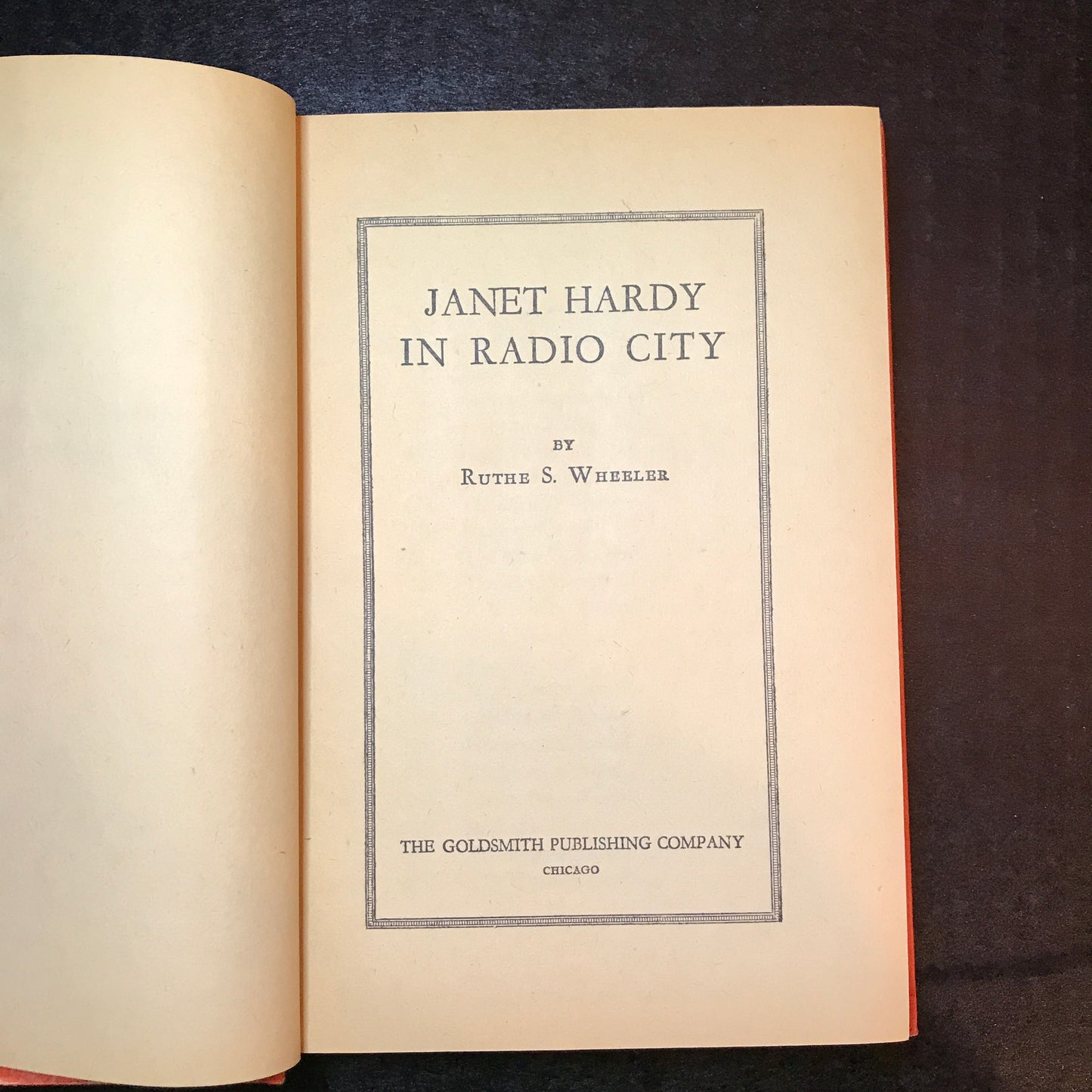 Janet Hardy in Radio City - Ruthe S. Wheeler - Presumed 1st - 1935