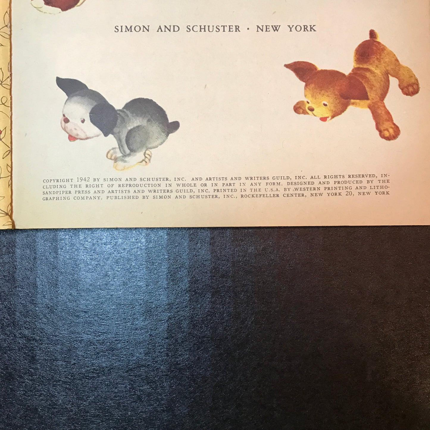 The Poky Little Puppy - Janette Sebring Lowrey - 'A' Print - 1942