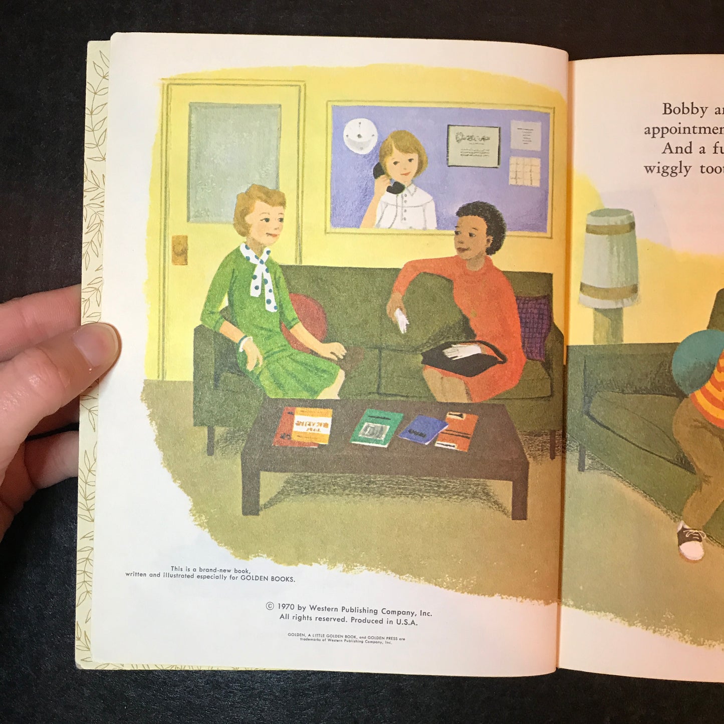 Let's Visit The Dentist - Patricia M. Scarry - 'A' Print - 1970