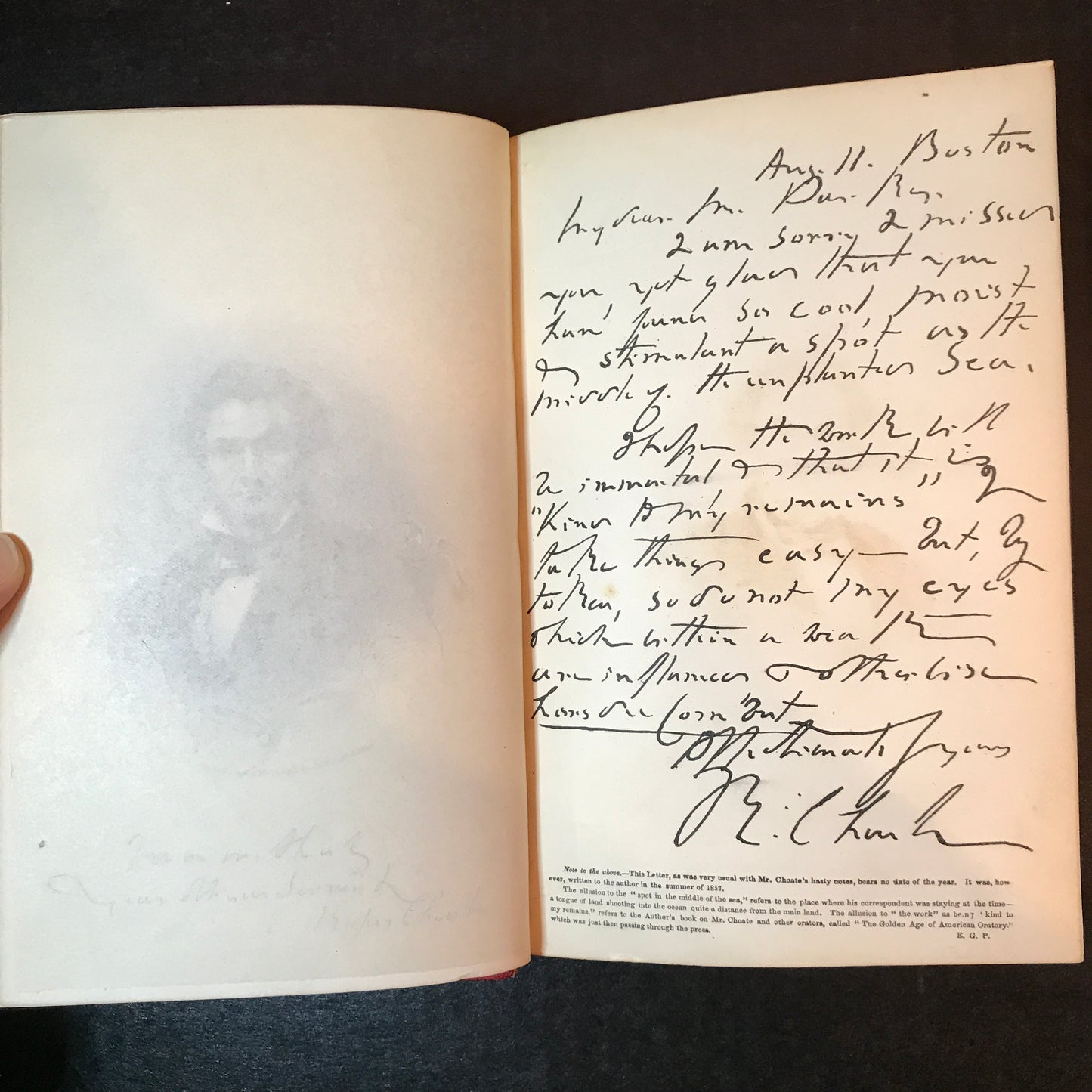 Reminiscences of Rufus Choate - Edward G. Parker - 1860