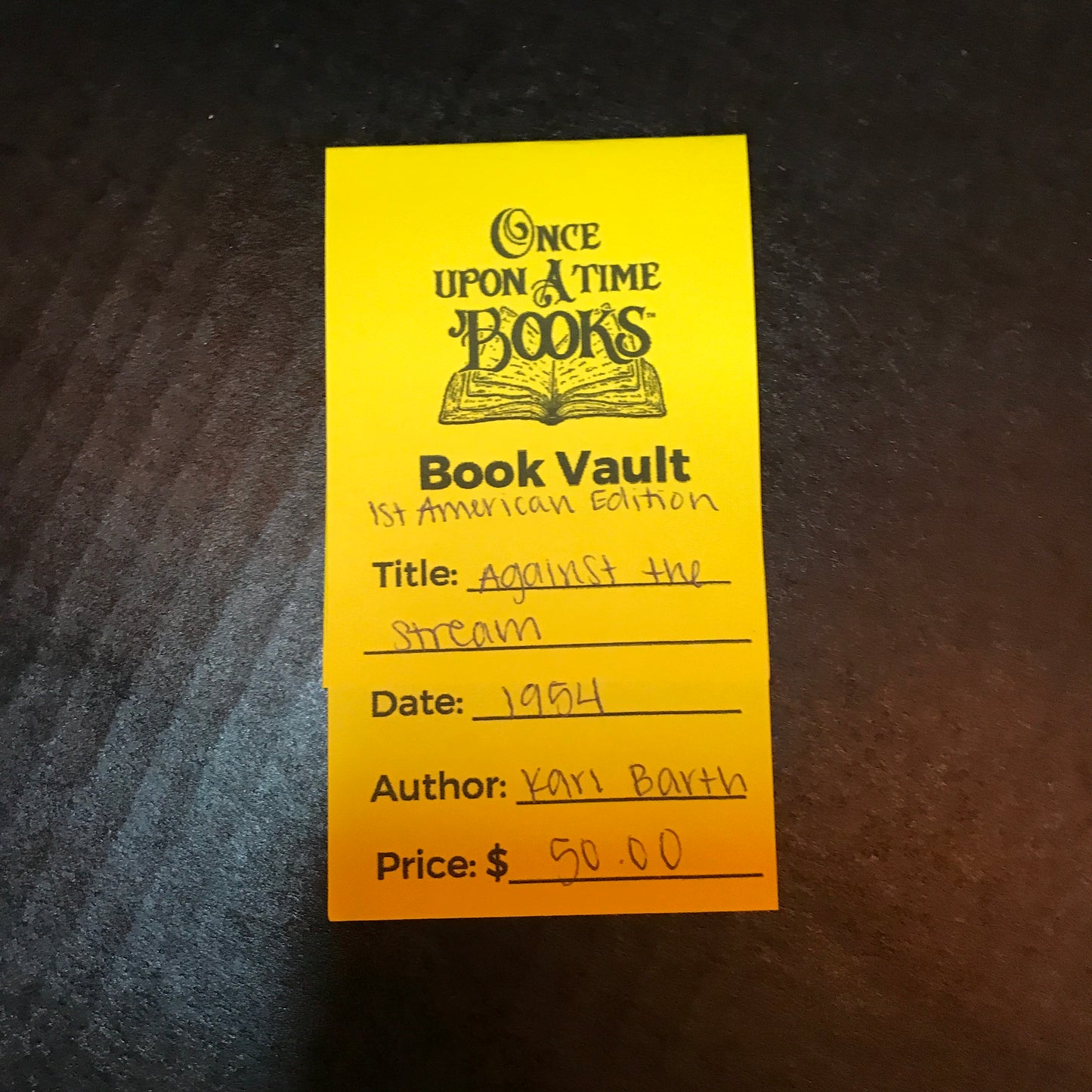 Against the Stream - Karl Barth - 1st American Edition - 1954