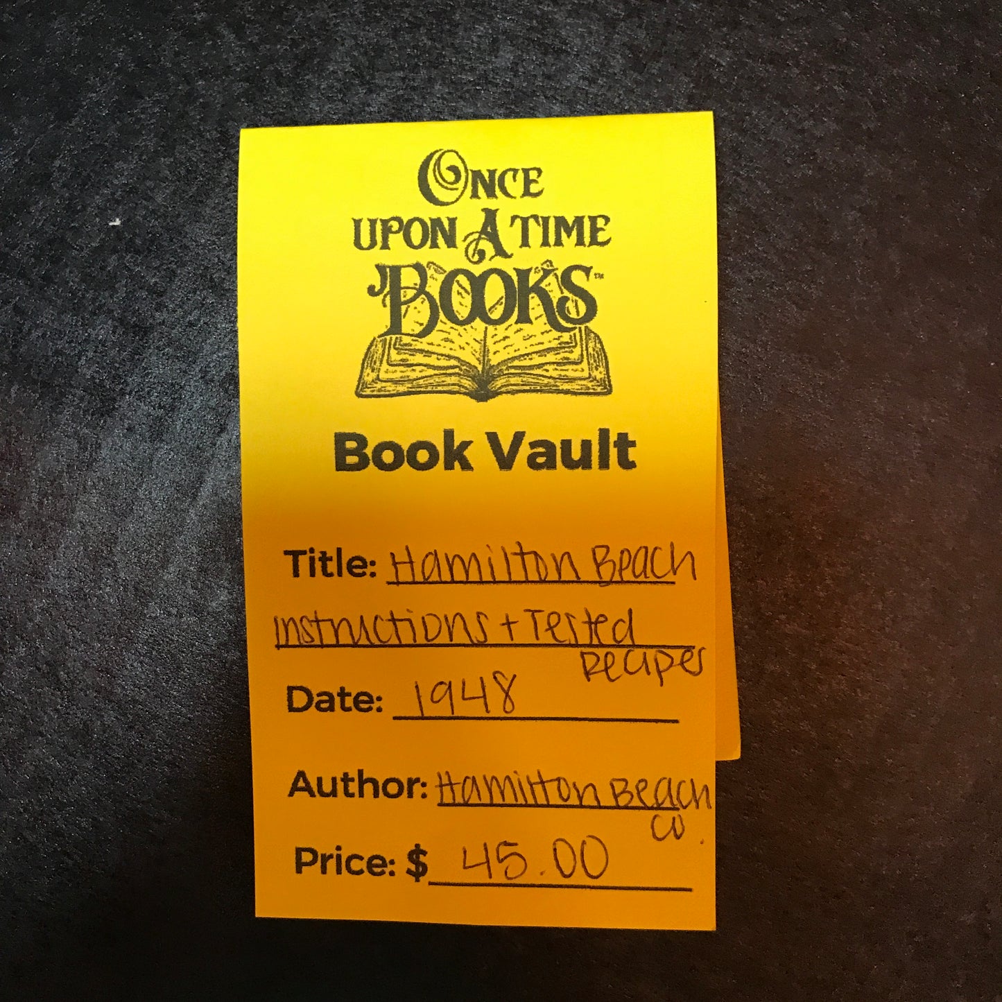 Hamilton Beach Instructions & Tested Recipes - Hamilton Beach Co. 1948