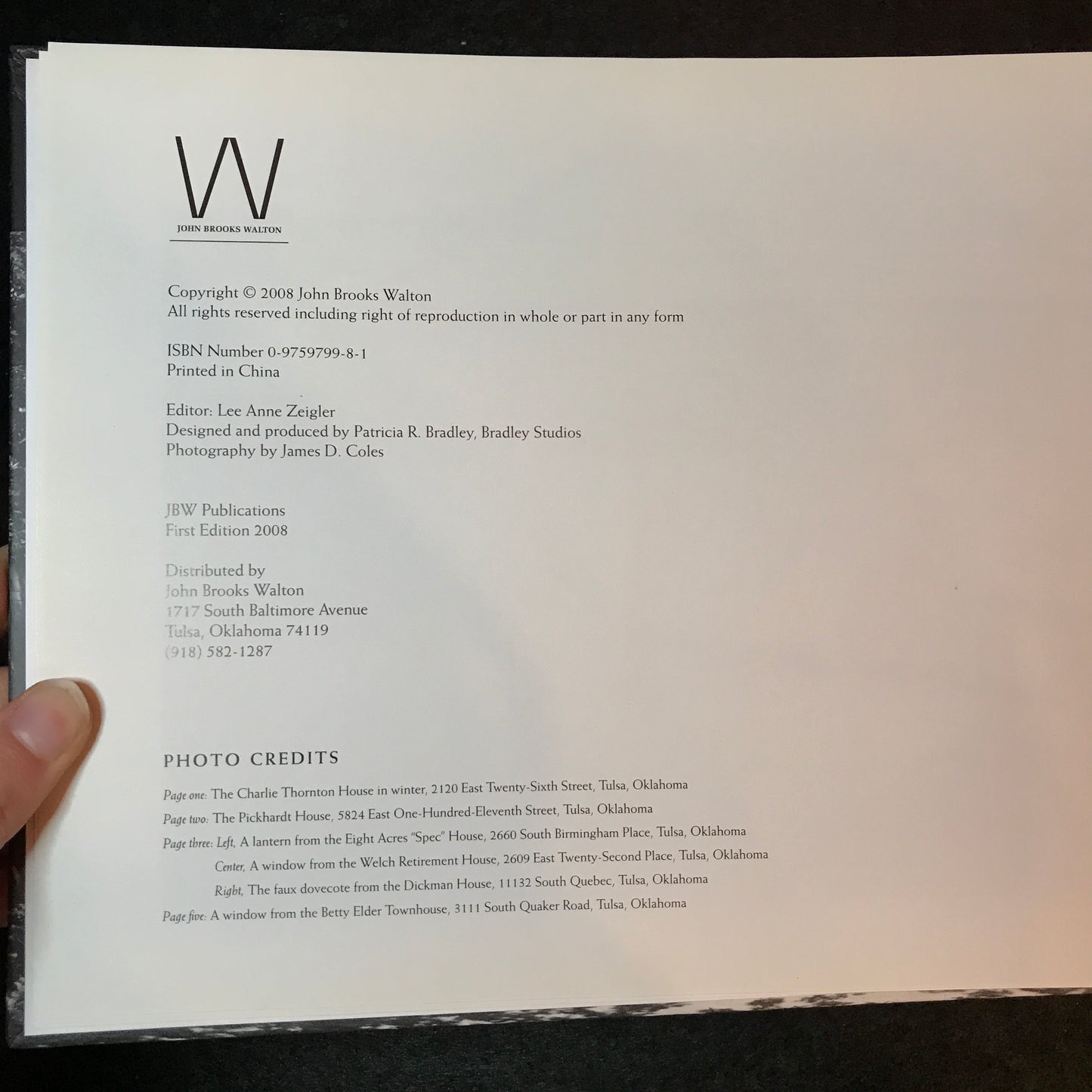 The Architecture of John Brooks Walton - John Brooks Walton - Signed - 2008