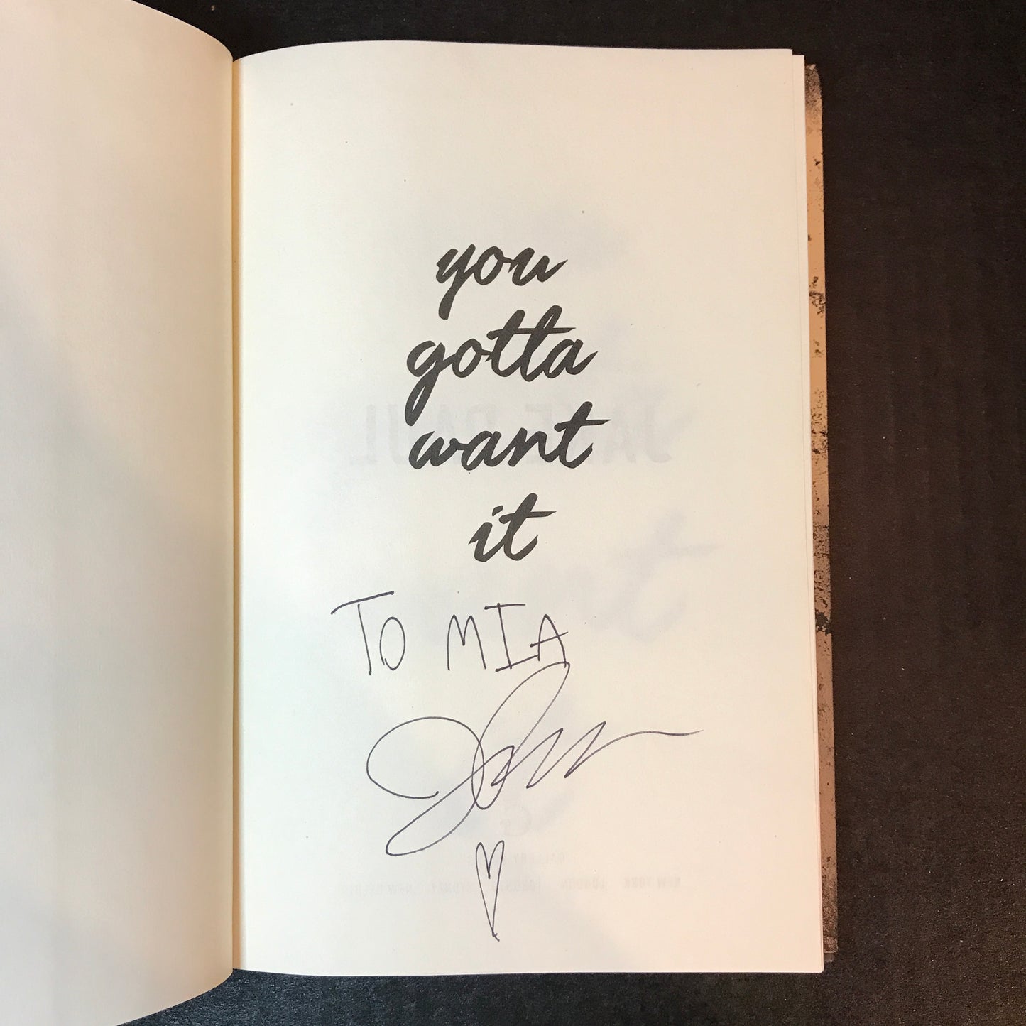 You Gotta Want It - Jake Paul - Signed - 1st Edition - 2016