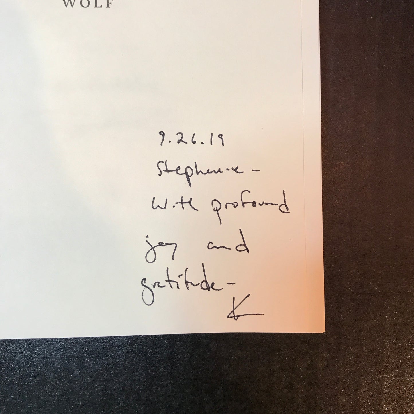 Calling a Wolf a Wolf - Kaveh Akbar - Signed - 2nd Print - 2017