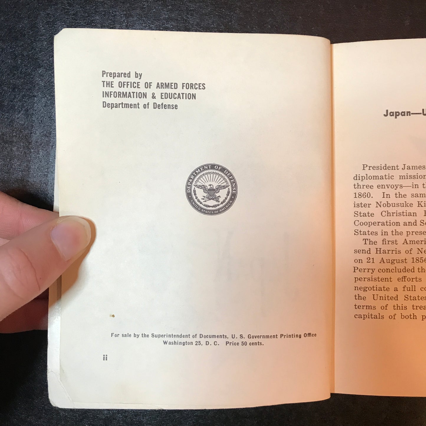 A Pocket Guide to Japan - U. S. Department of Defense - 1961