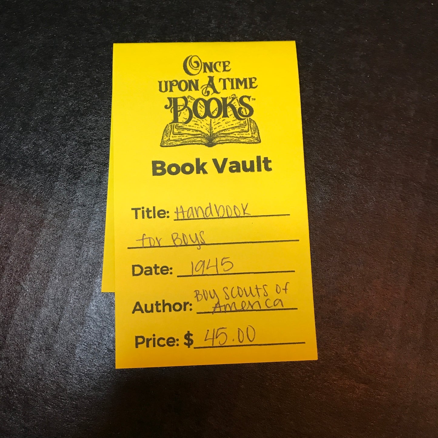 Handbook for Boys - Boy Scouts of America - 1945