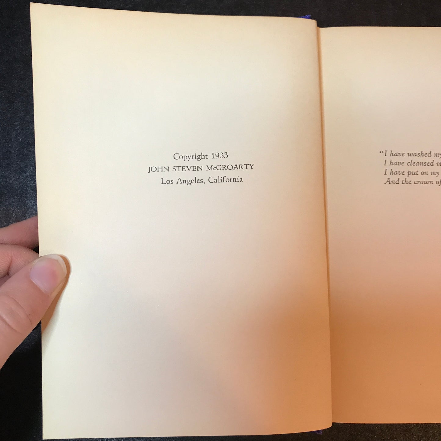 "Just California" and Other Poems - John Steven McGroarty - 1933