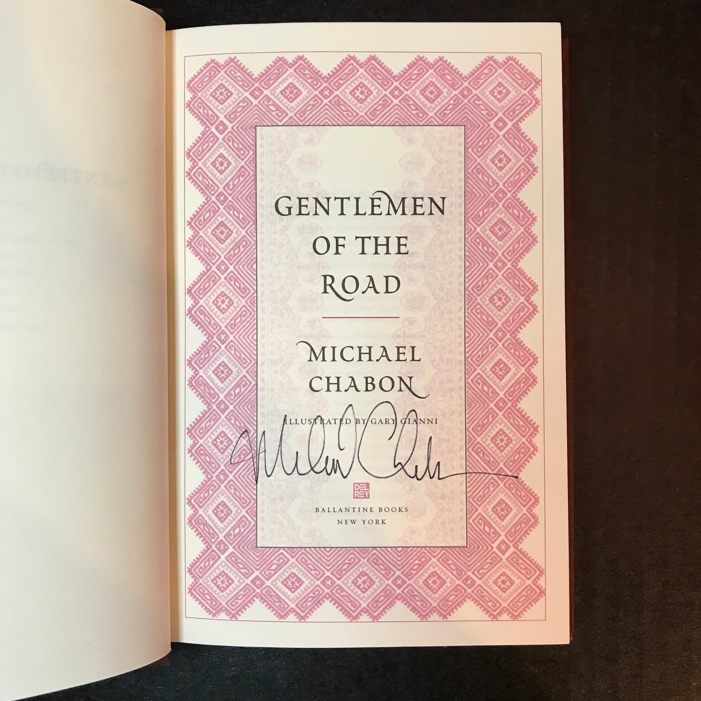 Gentlemen on the Road - Michael Chabon - 1st Edition - Signed - 2007