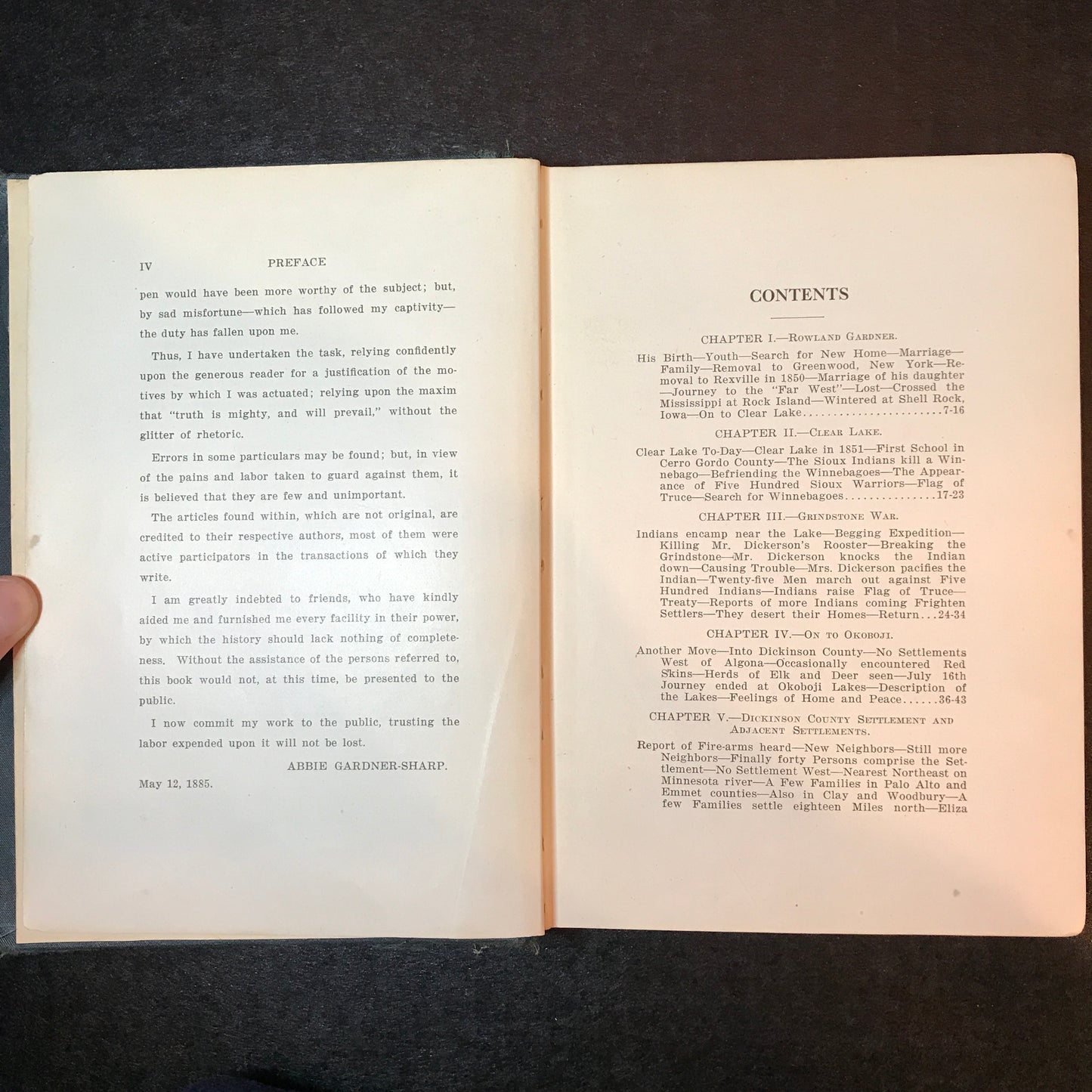 History of the Spirit Lake Massacre & Captivity of Miss Abbie Gardner - Abbie Gardner-Sharp - 1885