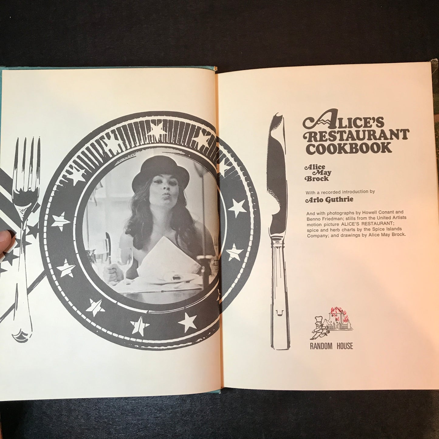 Alice's Restaurant Cookbook - Alice May Brock - 1969