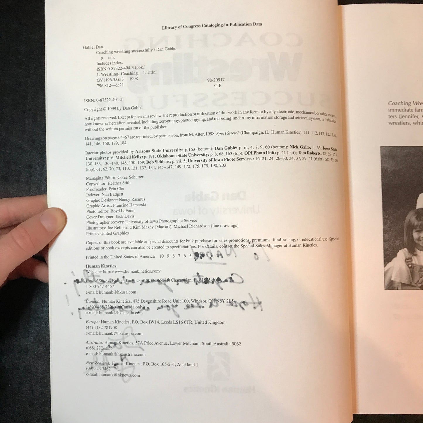 Coaching Wrestling Successfully - Dan Gable - Signed - 1999