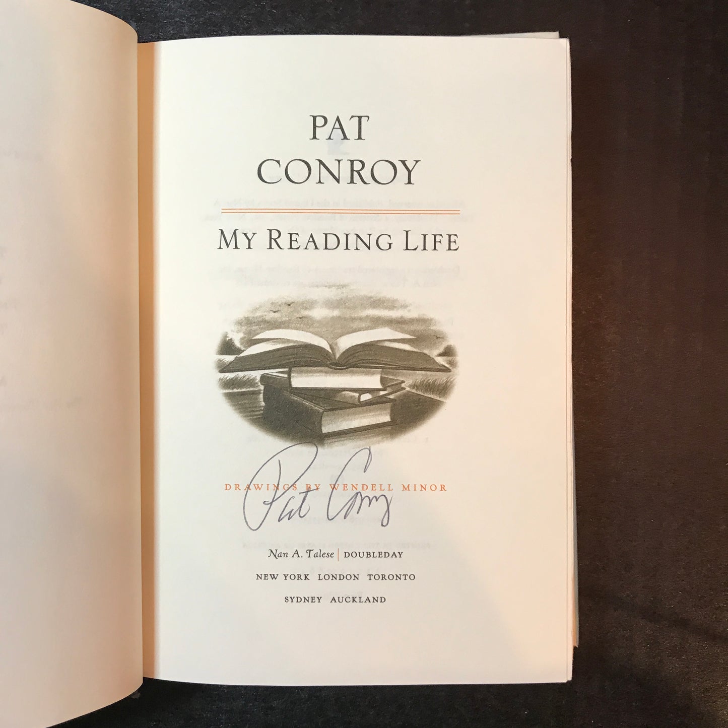 My Reading Life - Pat Conroy - 1st Edition - Signed - 2010