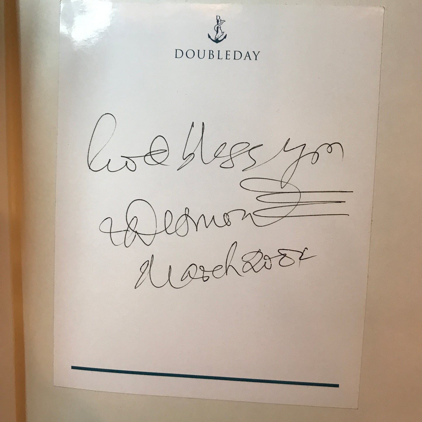 God Has A Dream - Desmond Tutu - Signed - 1st Edition - 2004