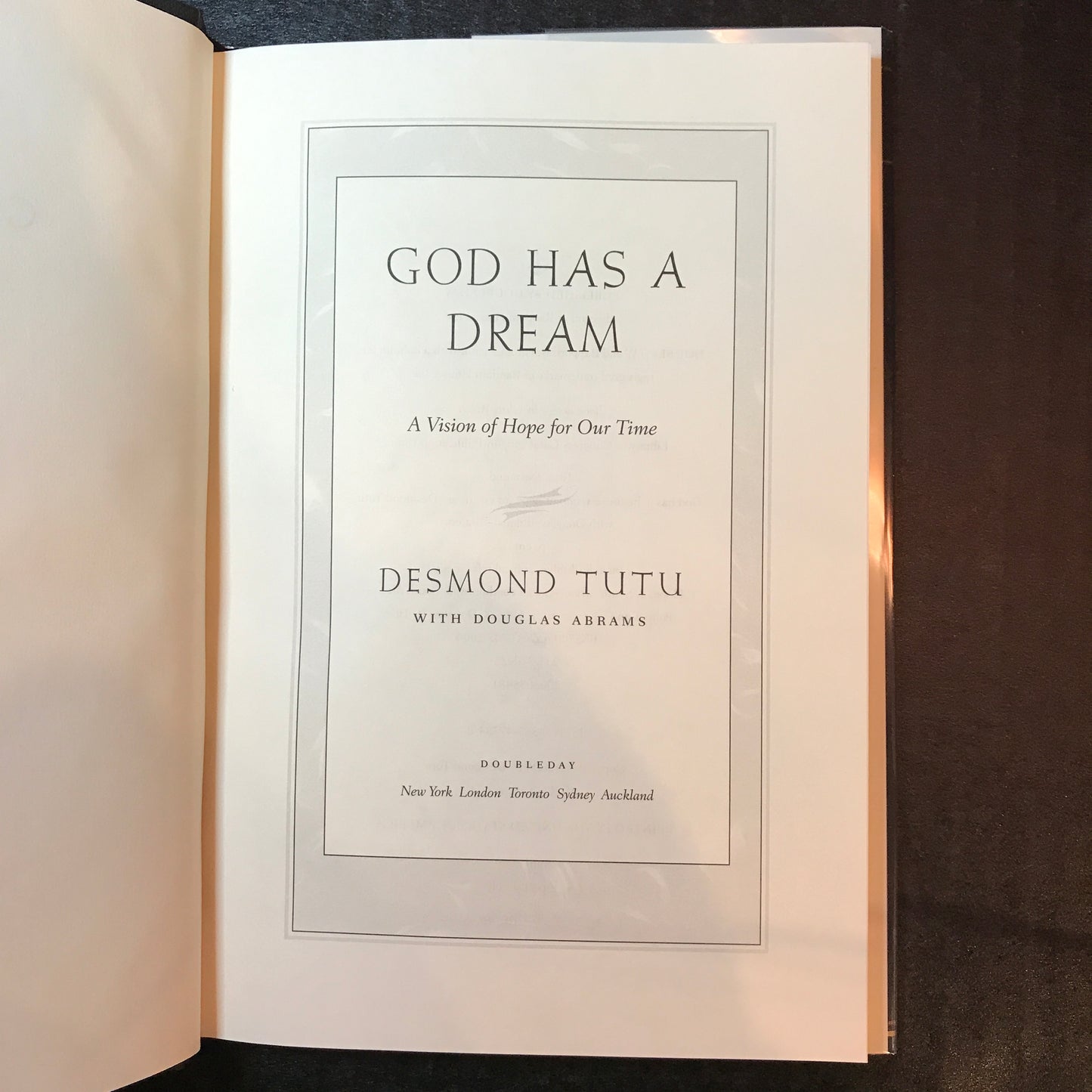 God Has A Dream - Desmond Tutu - Signed - 1st Edition - 2004
